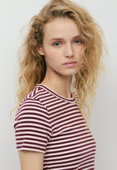 Little Ripple T-Shirt - MAGNOLIA/GALA PLUM