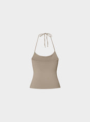 Original Contour Grace Halter Top - NOMAD TAUPE