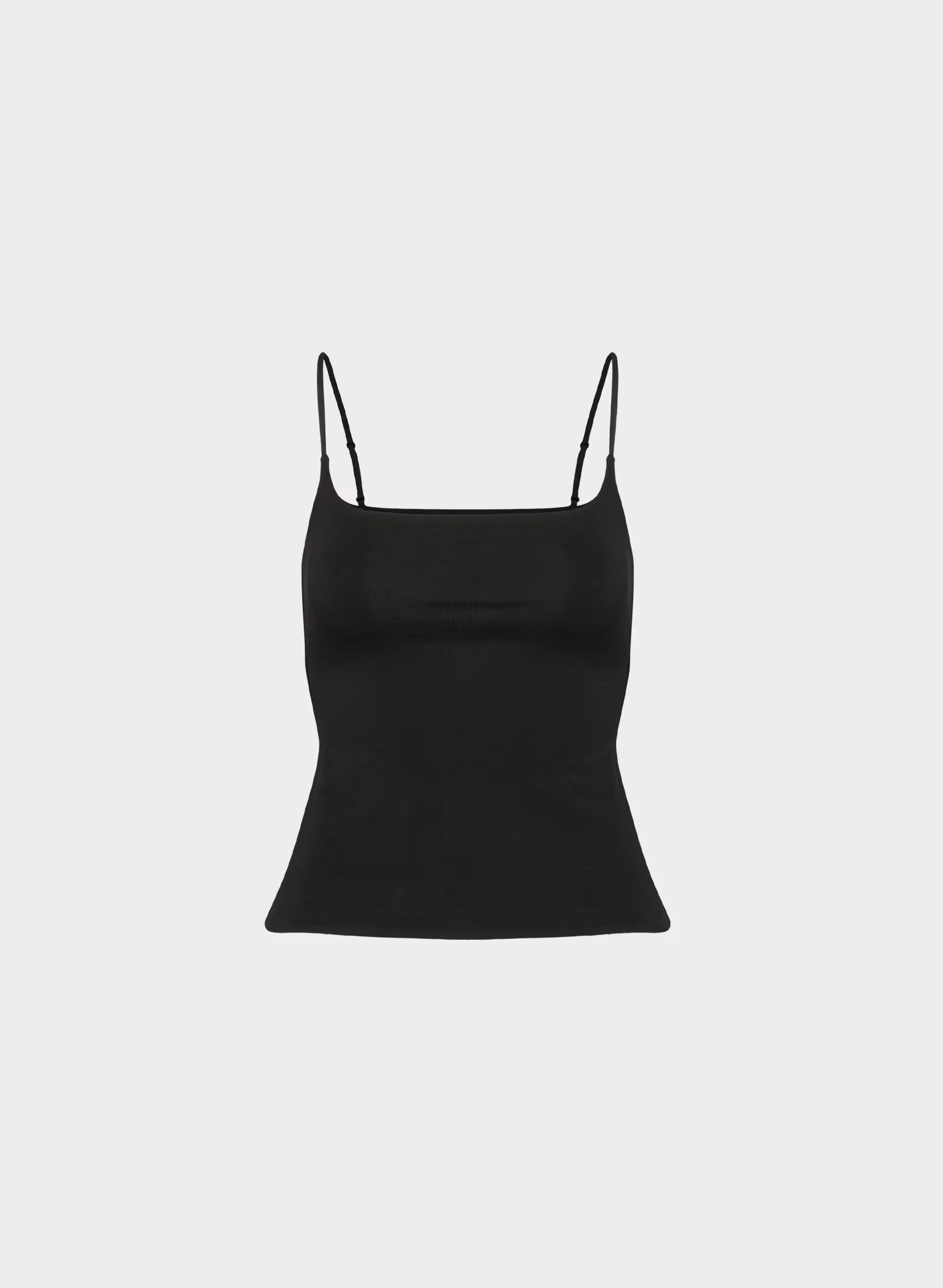 Casual Contour Presence Cami Tank - BLACK