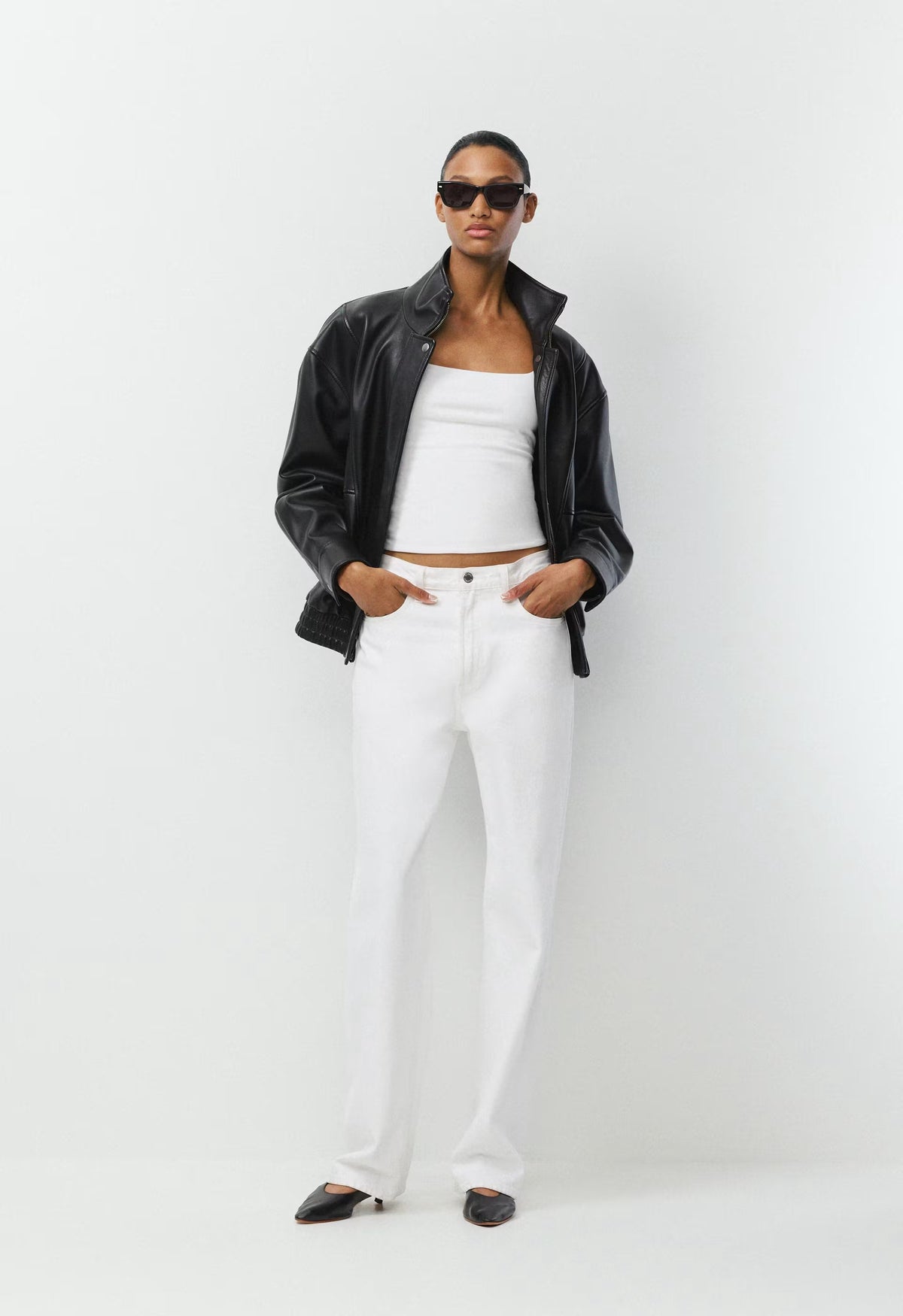 Casual Contour Presence Cami Tank - WHITE