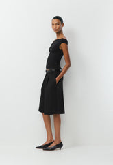 Casual Contour Ravish Top - BLACK