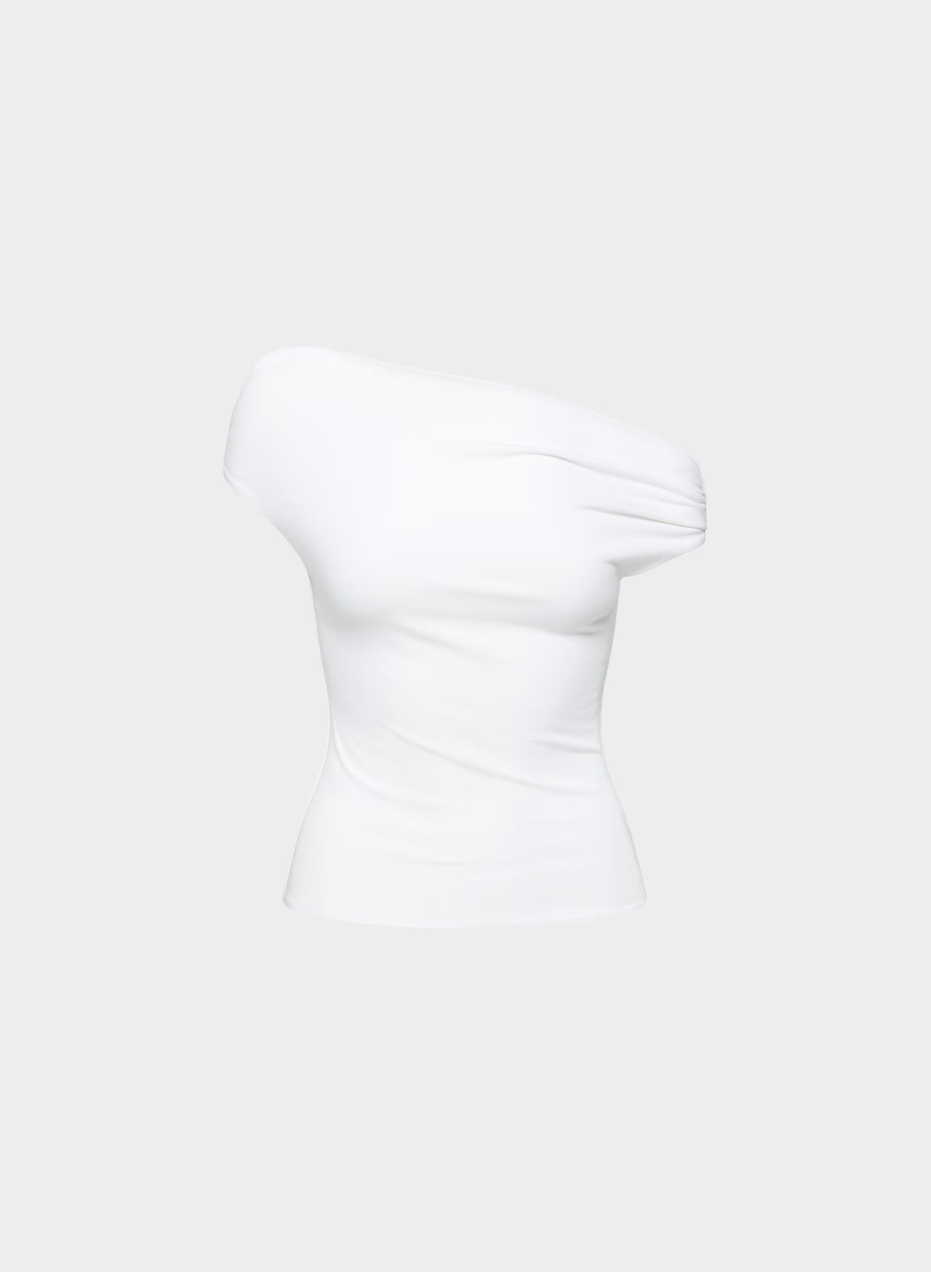 Casual Contour Ravish Top - WHITE