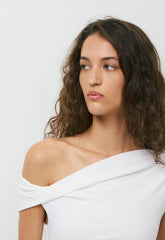 Casual Contour Ravish Top - WHITE
