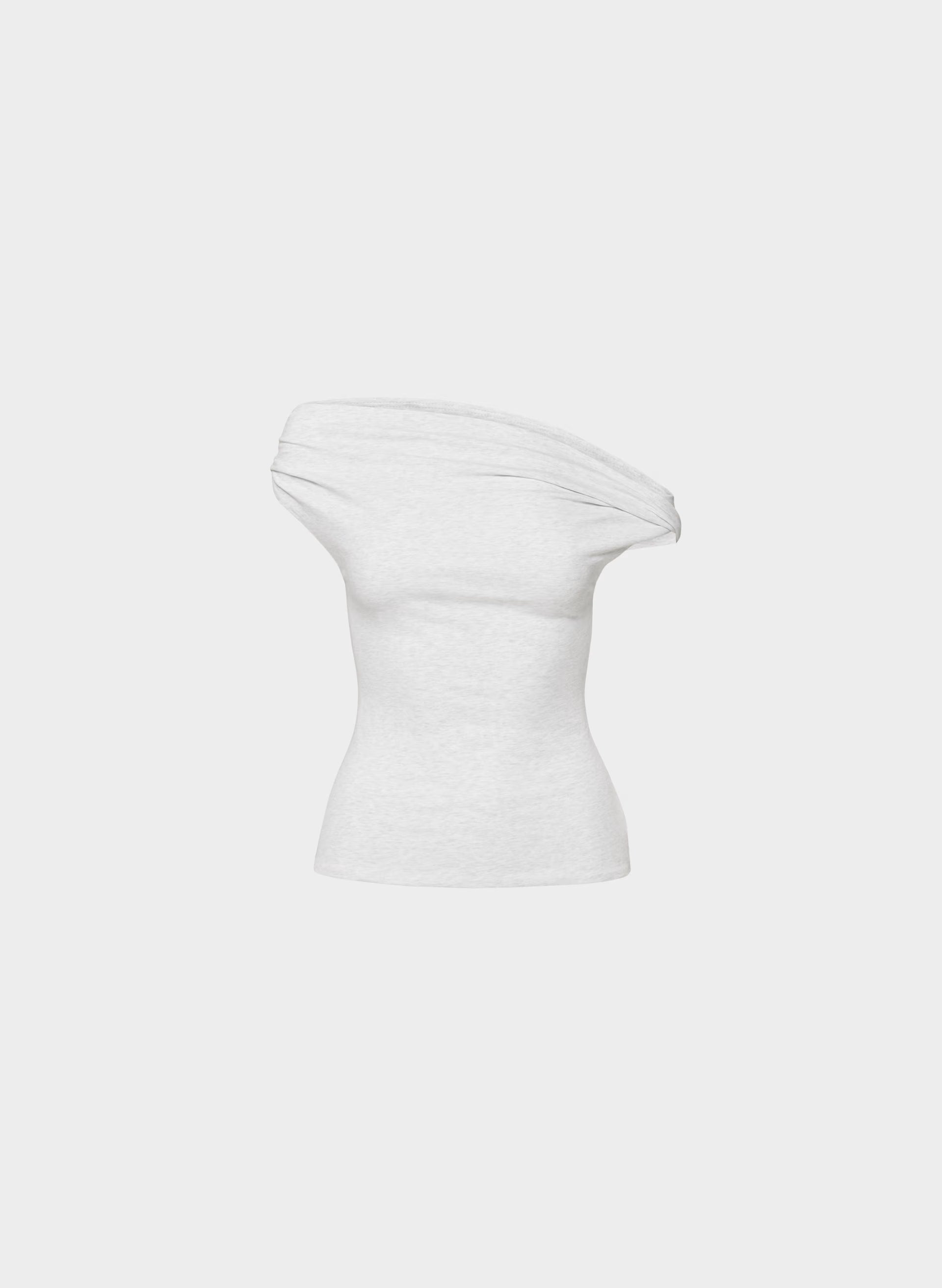 Casual Contour Ravish Top - HEATHER CLOUD WHITE