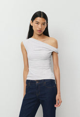 Casual Contour Ravish Top - HEATHER CLOUD WHITE