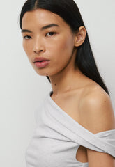 Casual Contour Ravish Top - HEATHER CLOUD WHITE