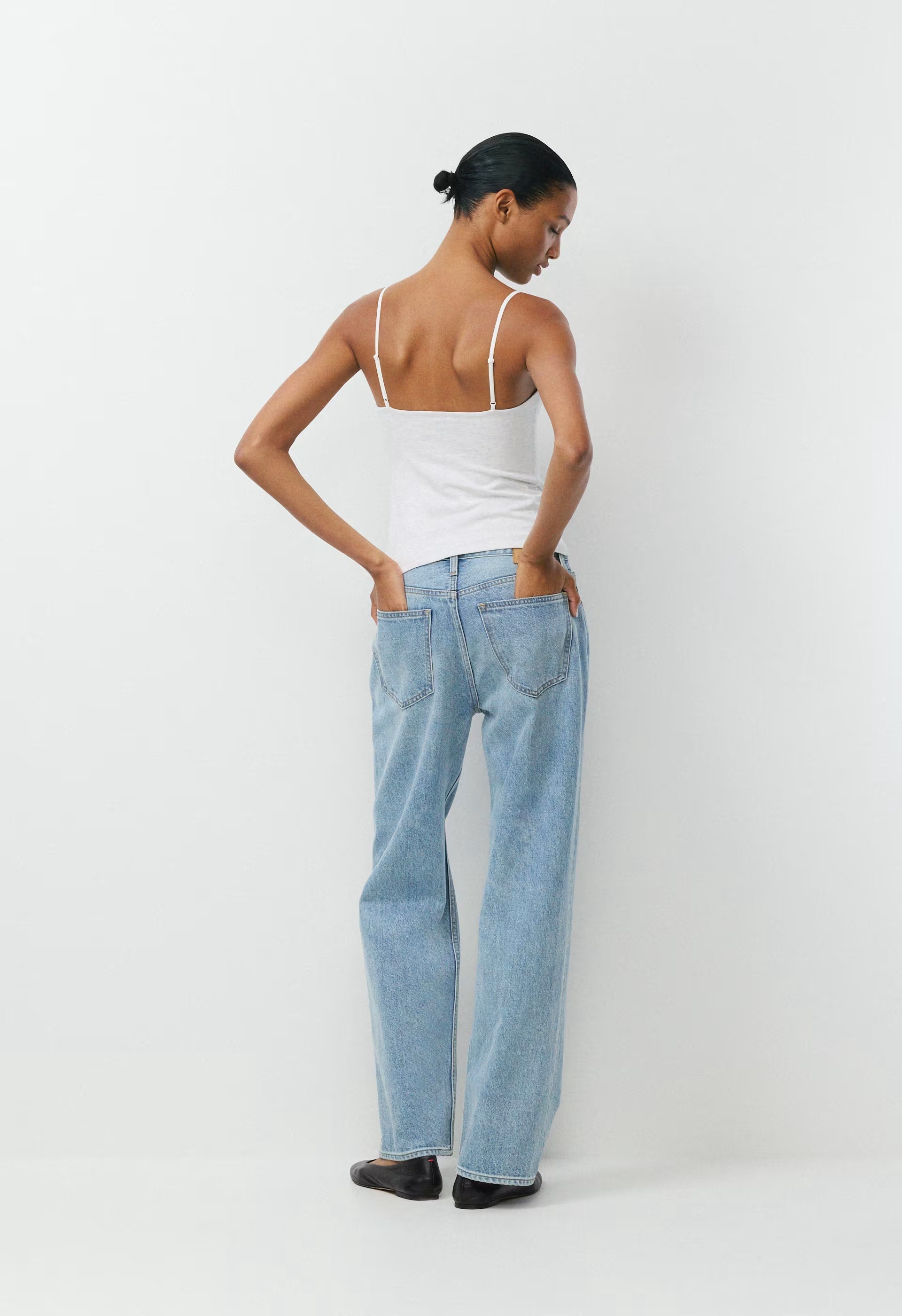 Casual Contour Presence Cami Tank - HEATHER CLOUD WHITE