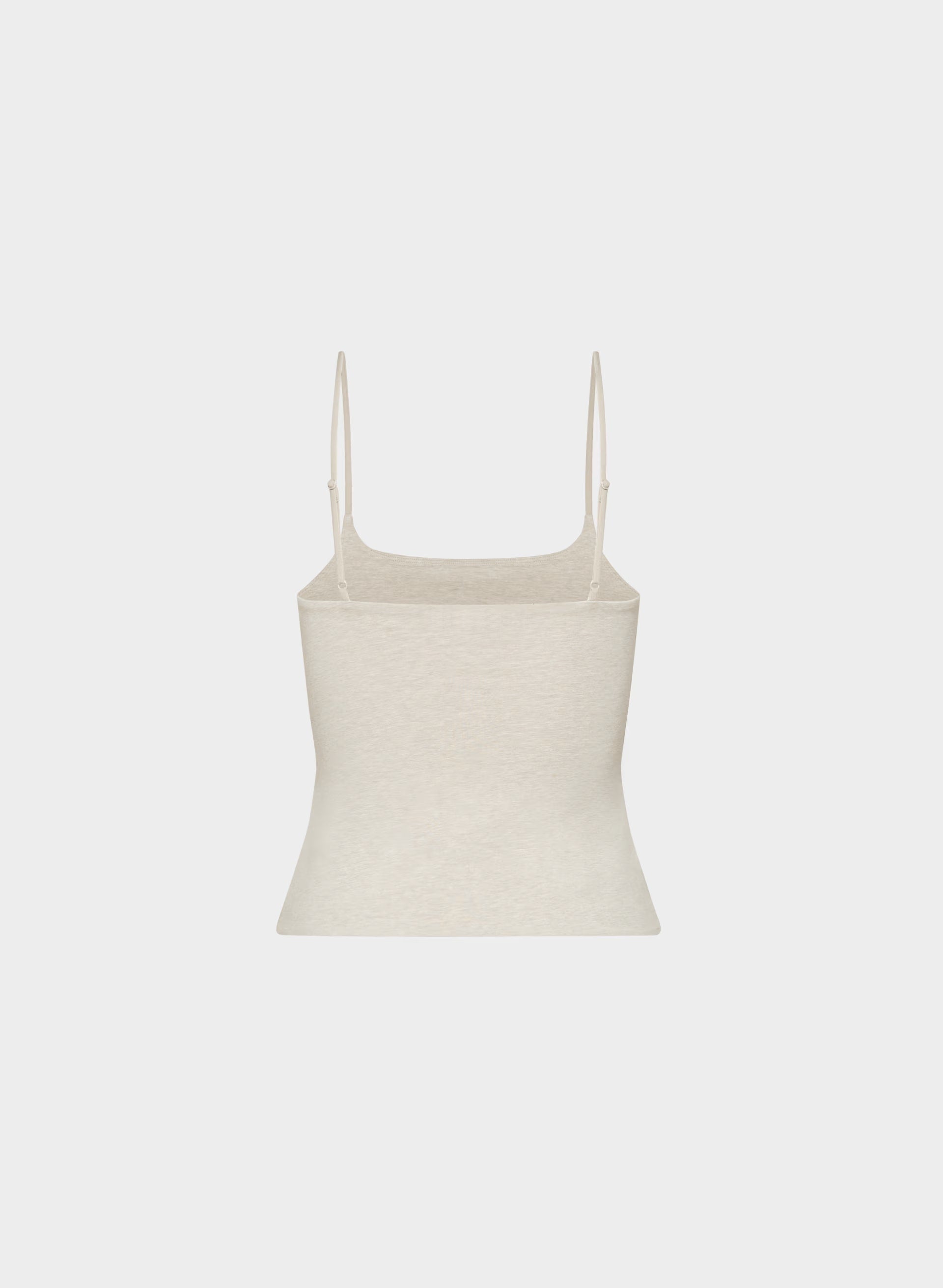 Casual Contour Presence Cami Tank - HEATHER ECRU