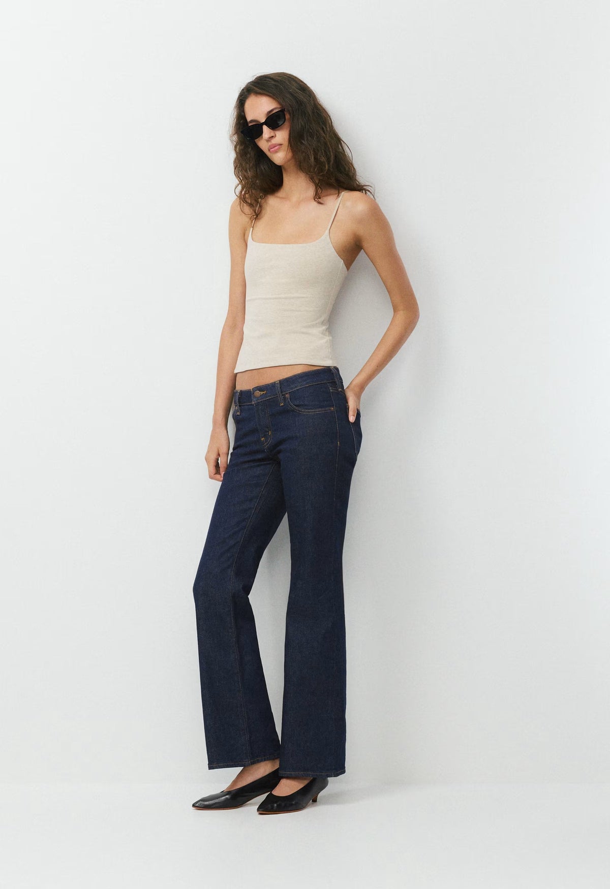 Casual Contour Presence Cami Tank - HEATHER ECRU