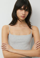 Casual Contour Presence Cami Tank - HEATHER CHROME