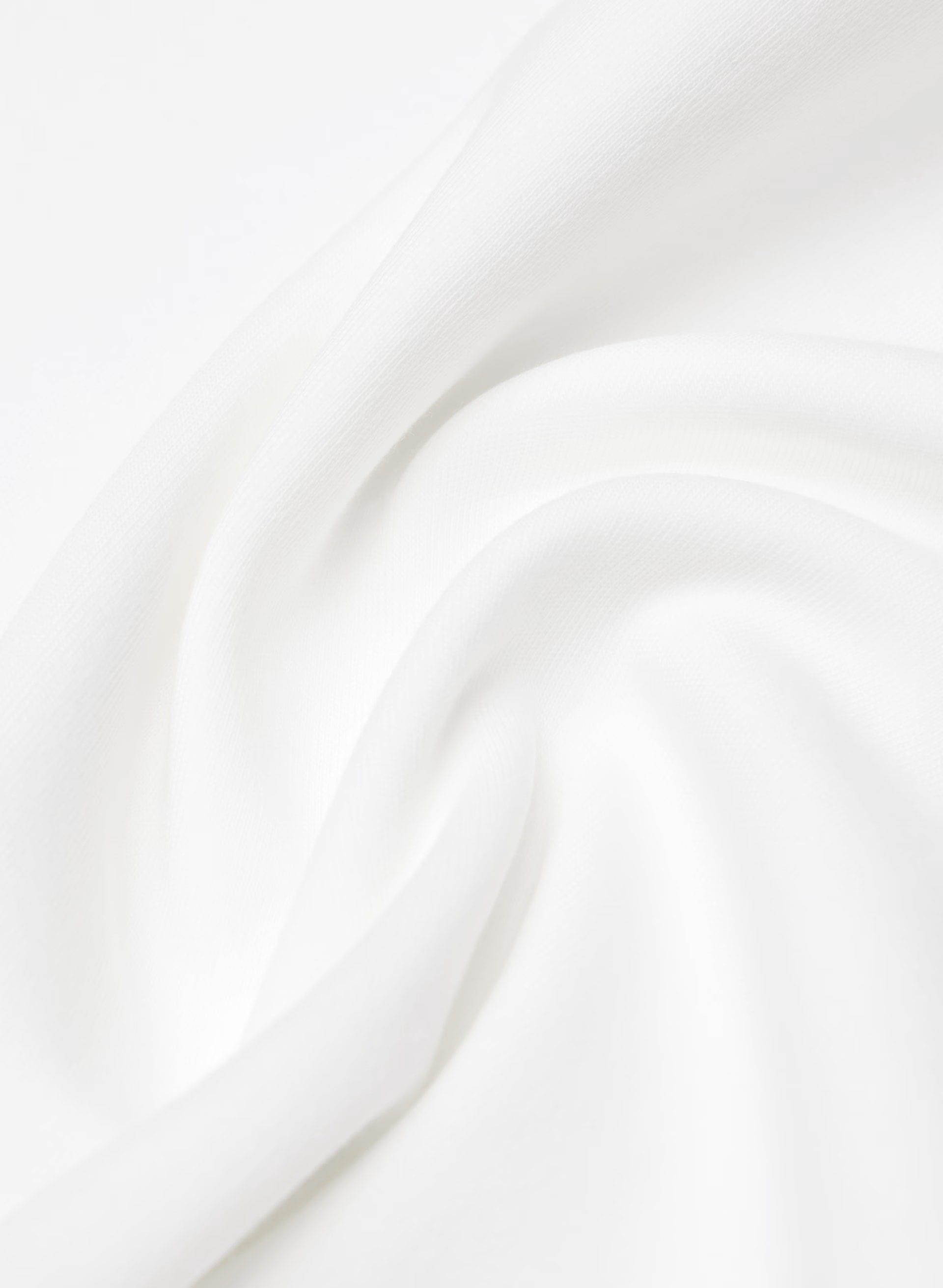 InterLock Cotton Script Top - WHITE