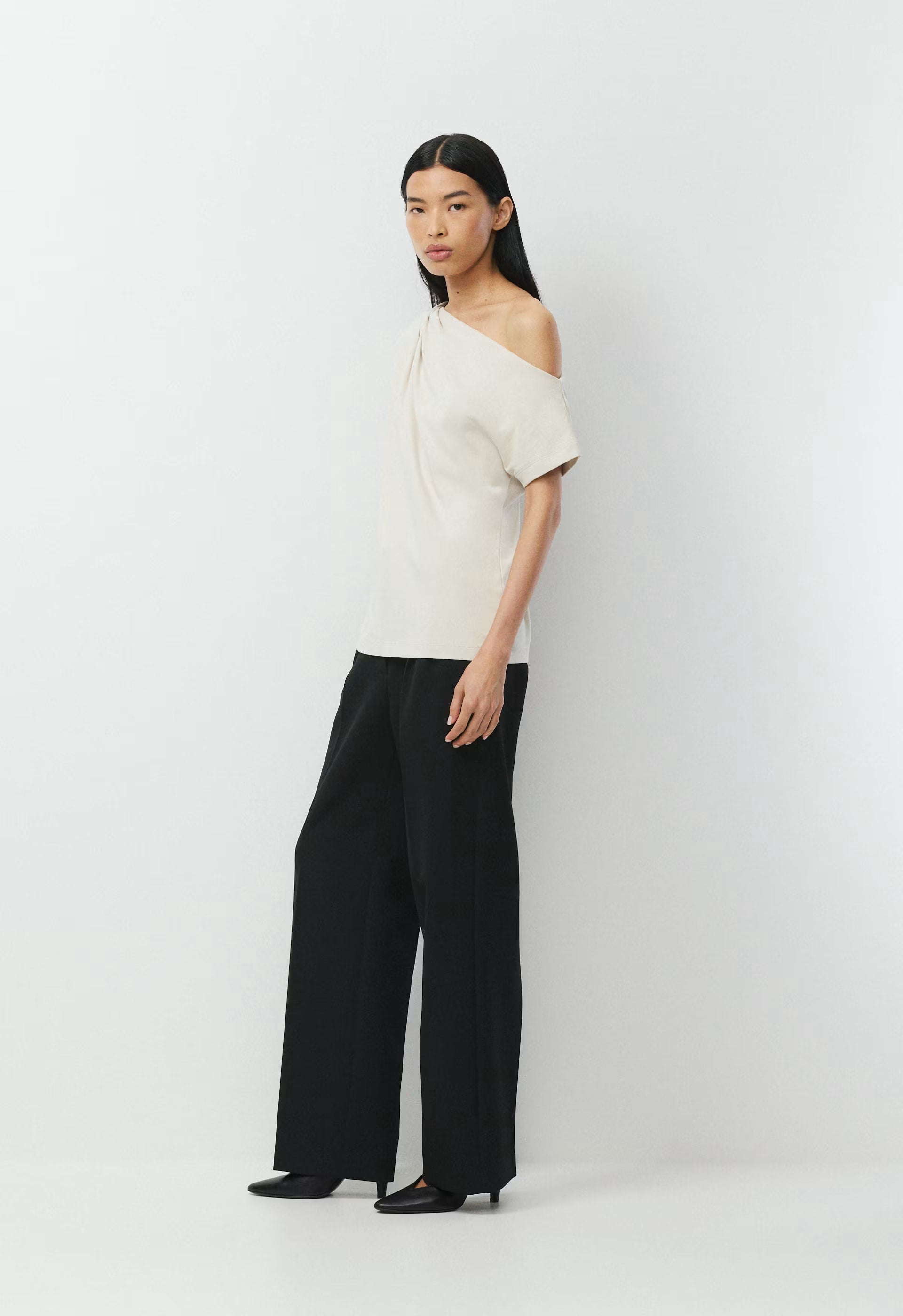 InterLock Cotton Script Top - MATTE PEARL