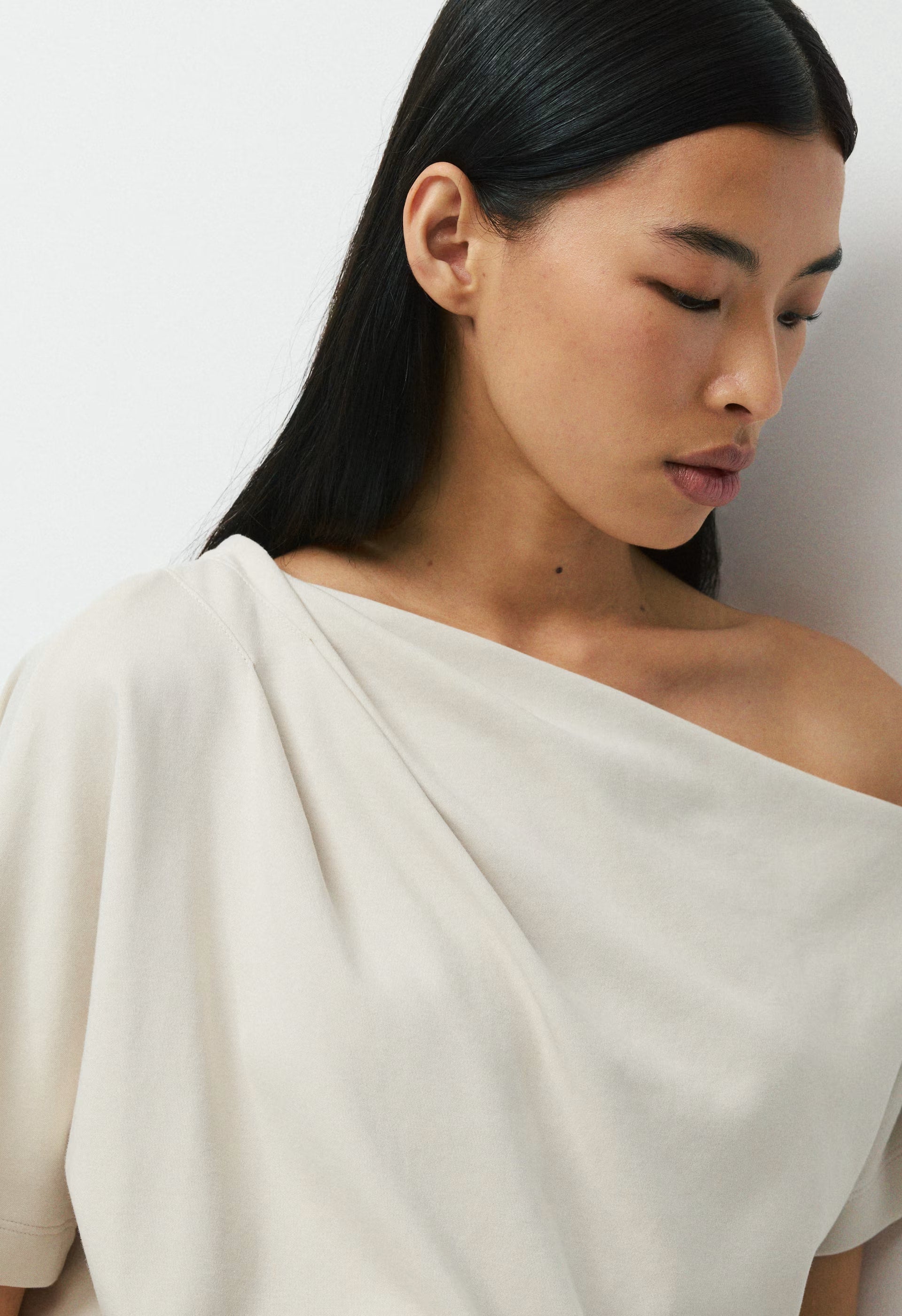 InterLock Cotton Script Top - MATTE PEARL