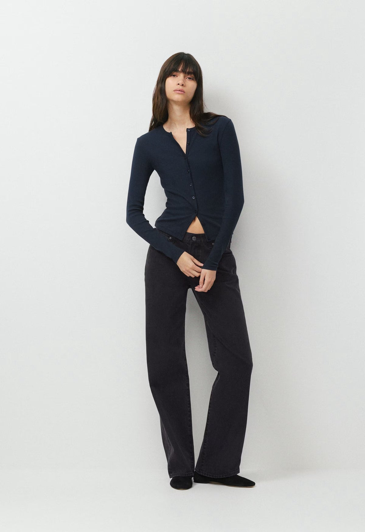 HomeStretch™ Rib Syncopation Longsleeve - ADMIRAL