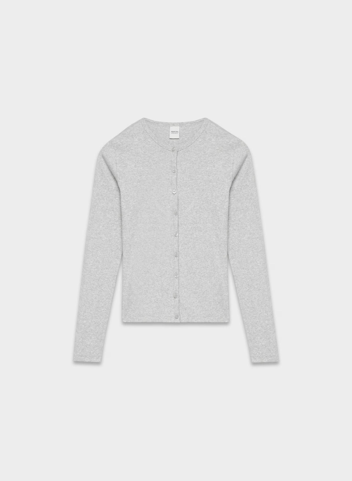 HomeStretch™ Rib Syncopation Longsleeve - HEATHER CHROME