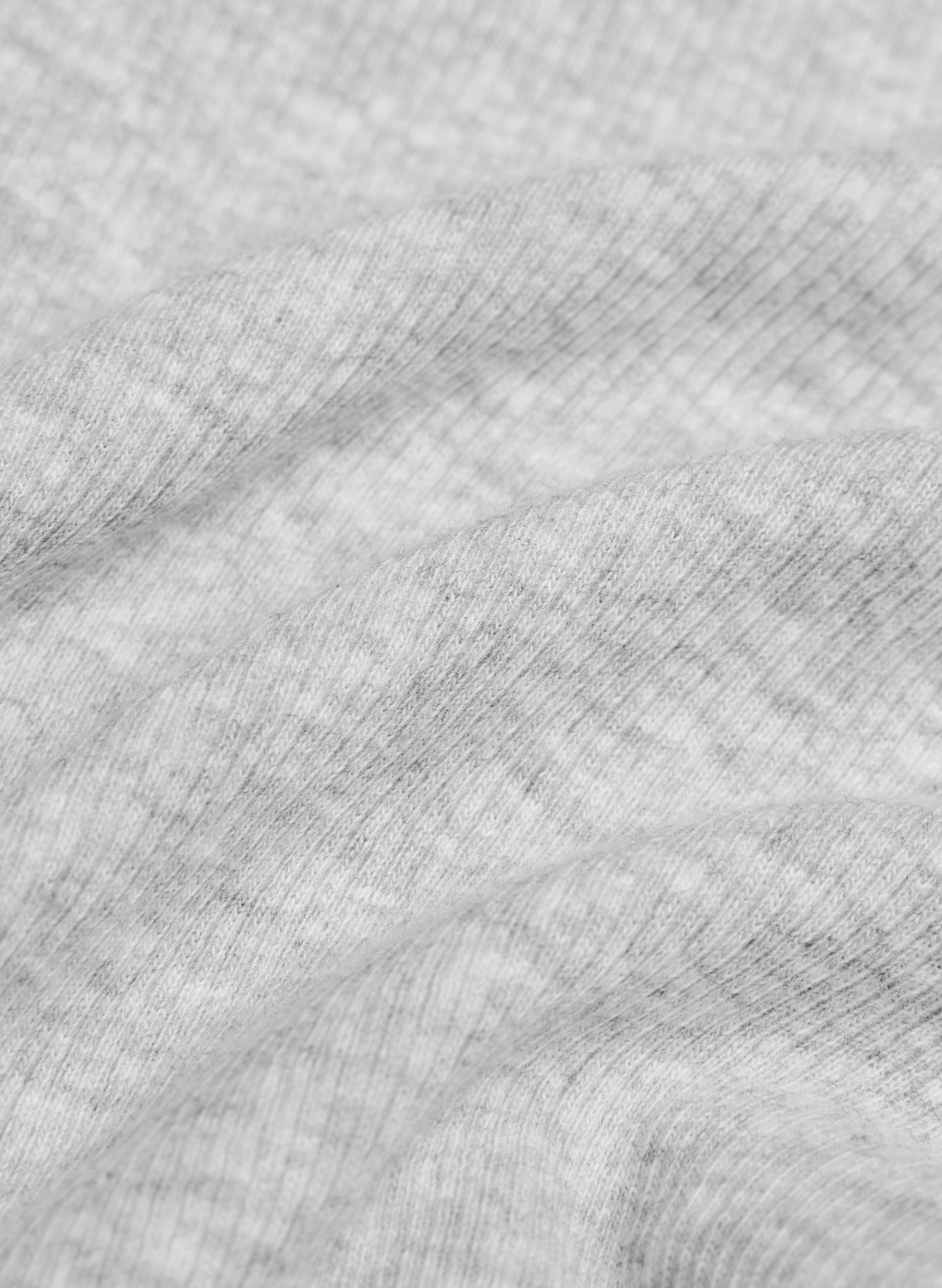 HomeStretch™ Rib Syncopation Longsleeve - HEATHER CHROME
