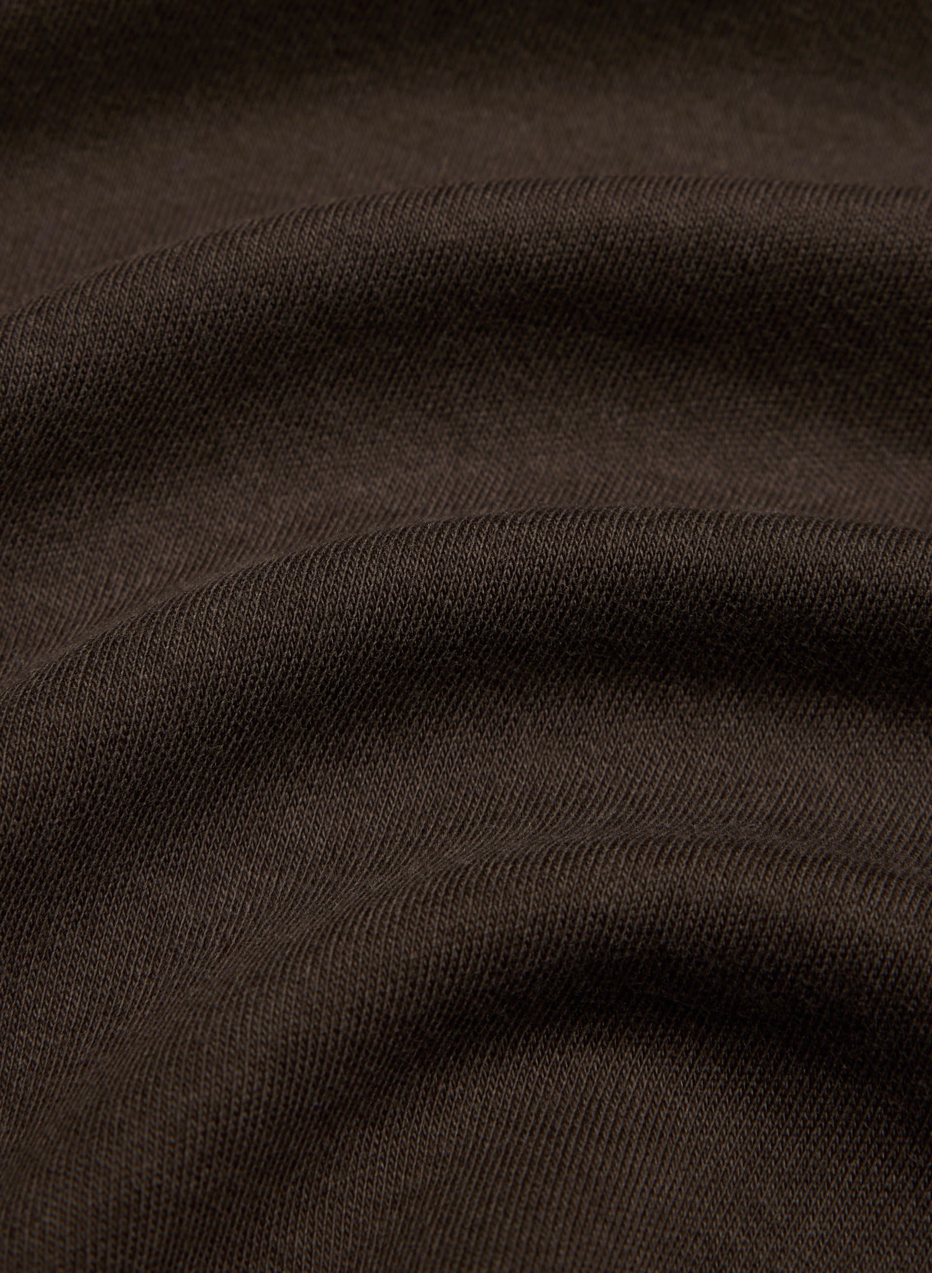 InterLock Cotton Barclay T-Shirt - CACAO NIB BROWN