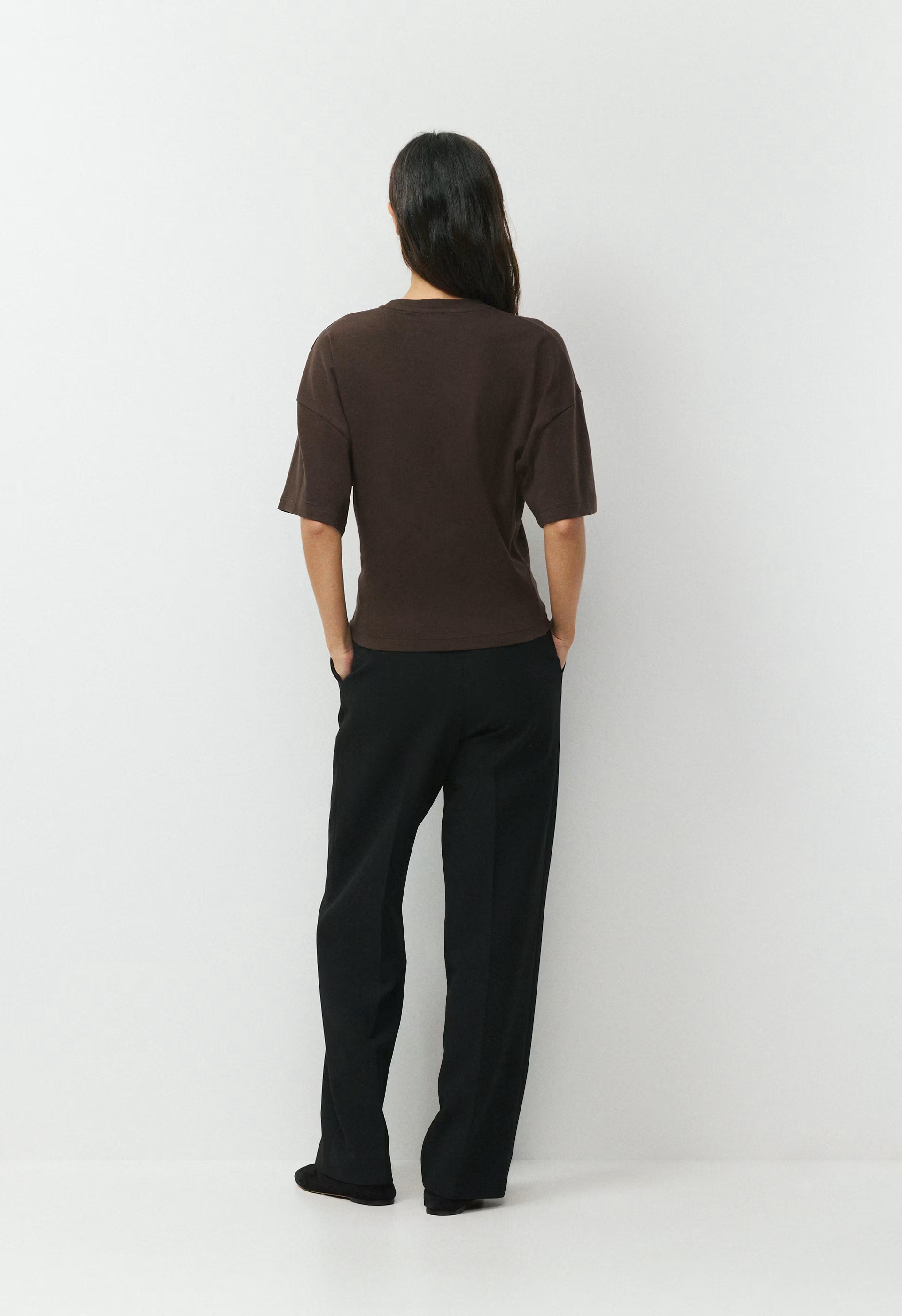 InterLock Cotton Barclay T-Shirt - CACAO NIB BROWN