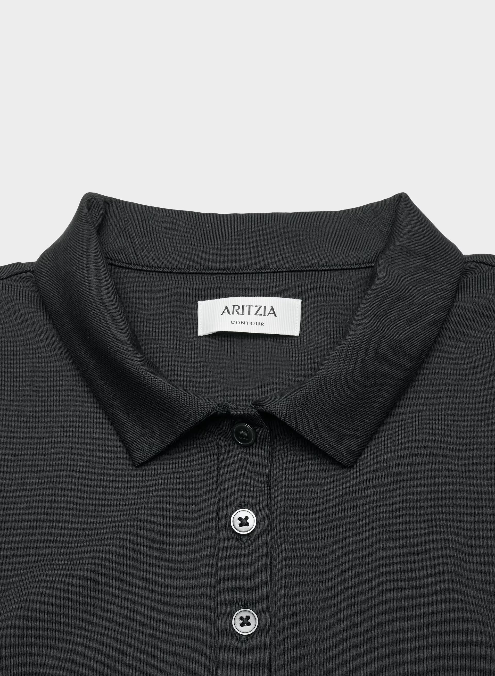 Original Contour Flyer Polo T-Shirt - BLACK