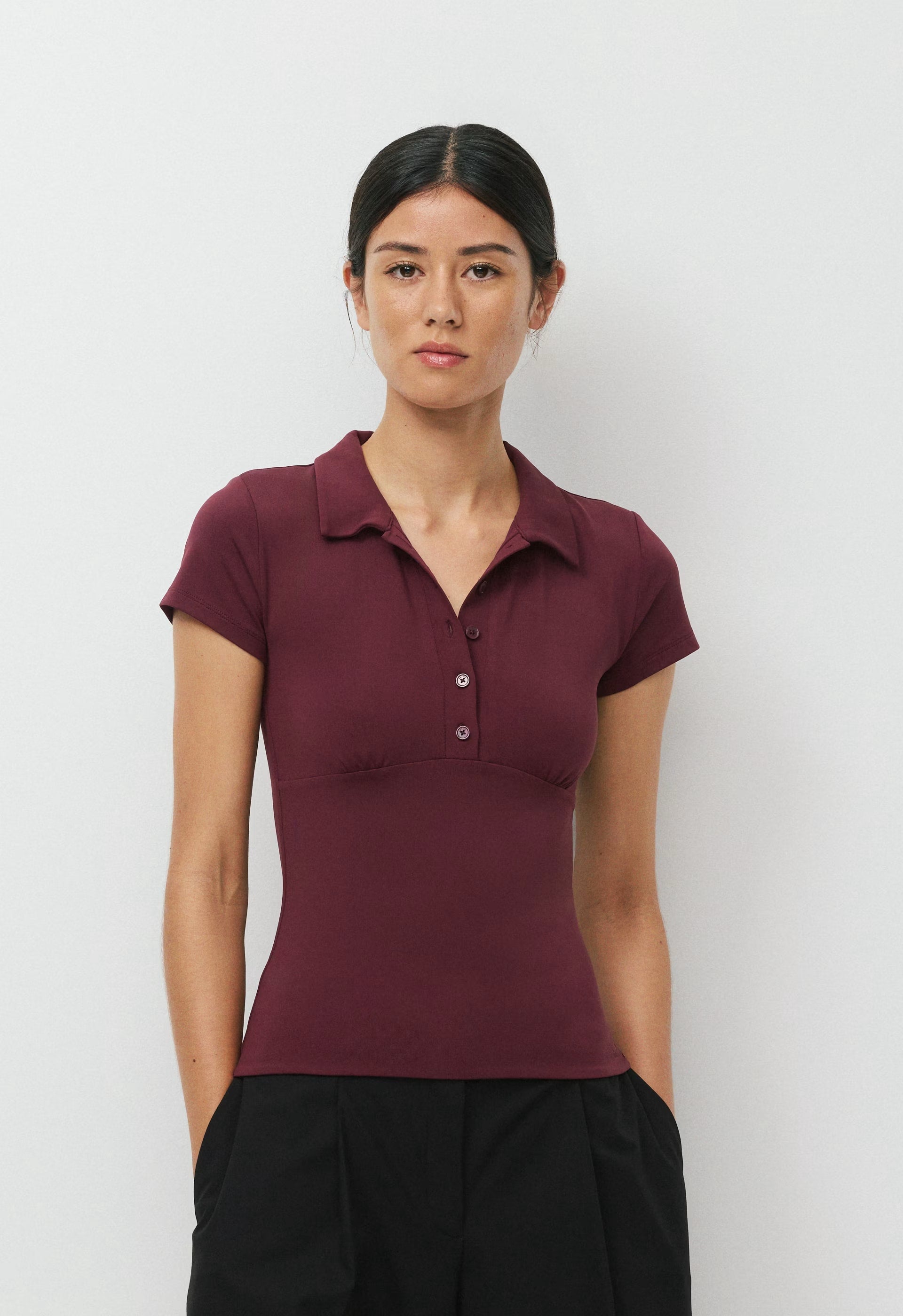 Original Contour Flyer Polo T-Shirt - GALA PLUM