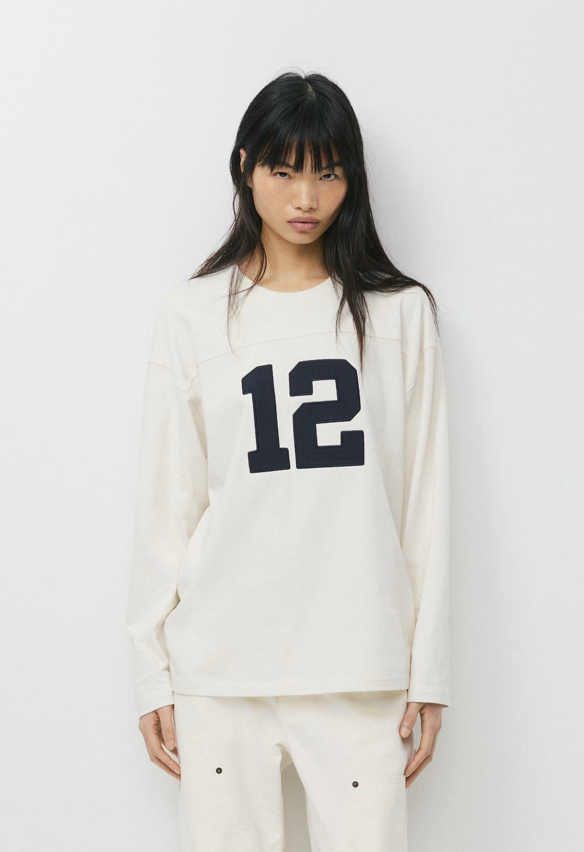 Mighty Cotton™ Ramos Longsleeve - LT BIRCH/ ADMIRAL