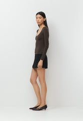 Original Contour Astral Longsleeve - CACAO NIB BROWN