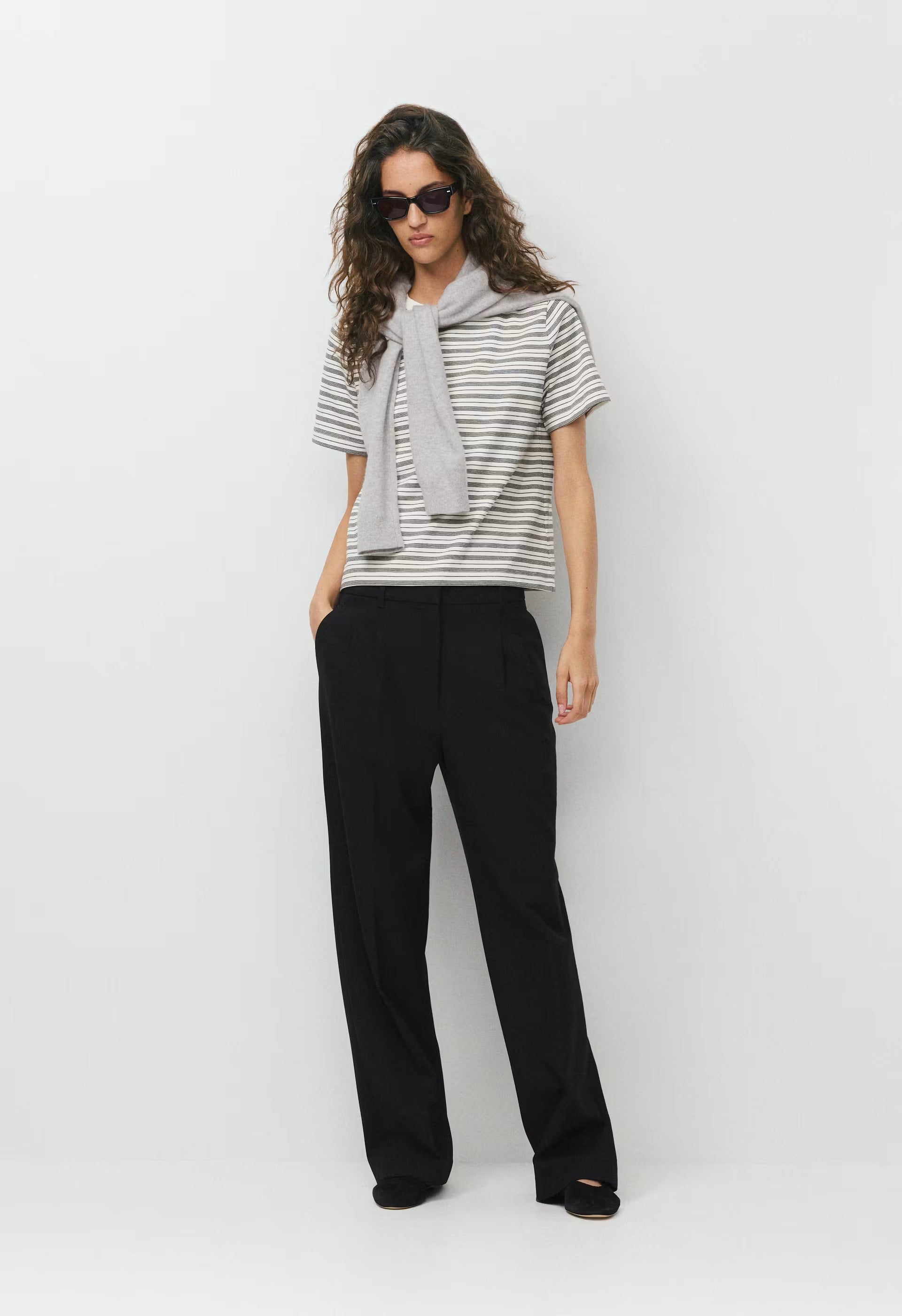 InterLock Cotton Function T-Shirt - LIGHT BIRCH/BLACK