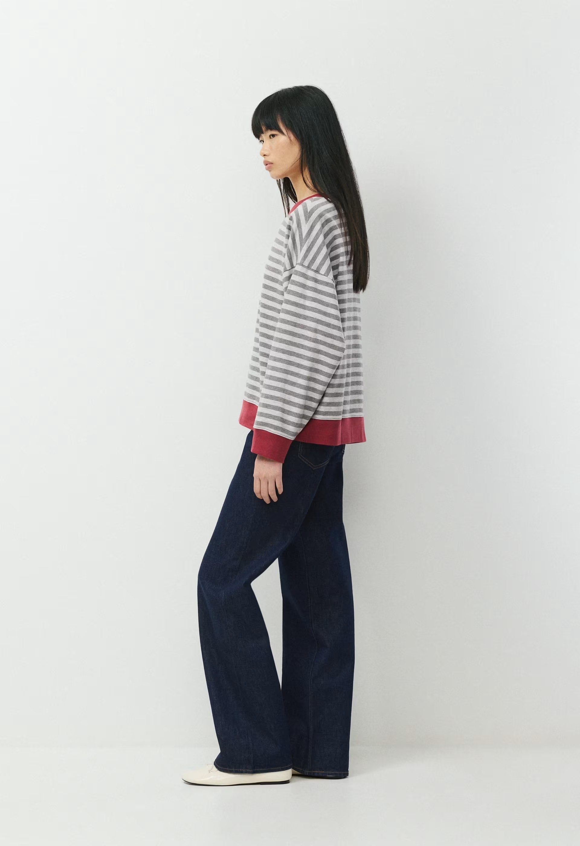 Mighty Cotton™ Wicket Longsleeve - HTHR CHRM/ HTHR DK GRY