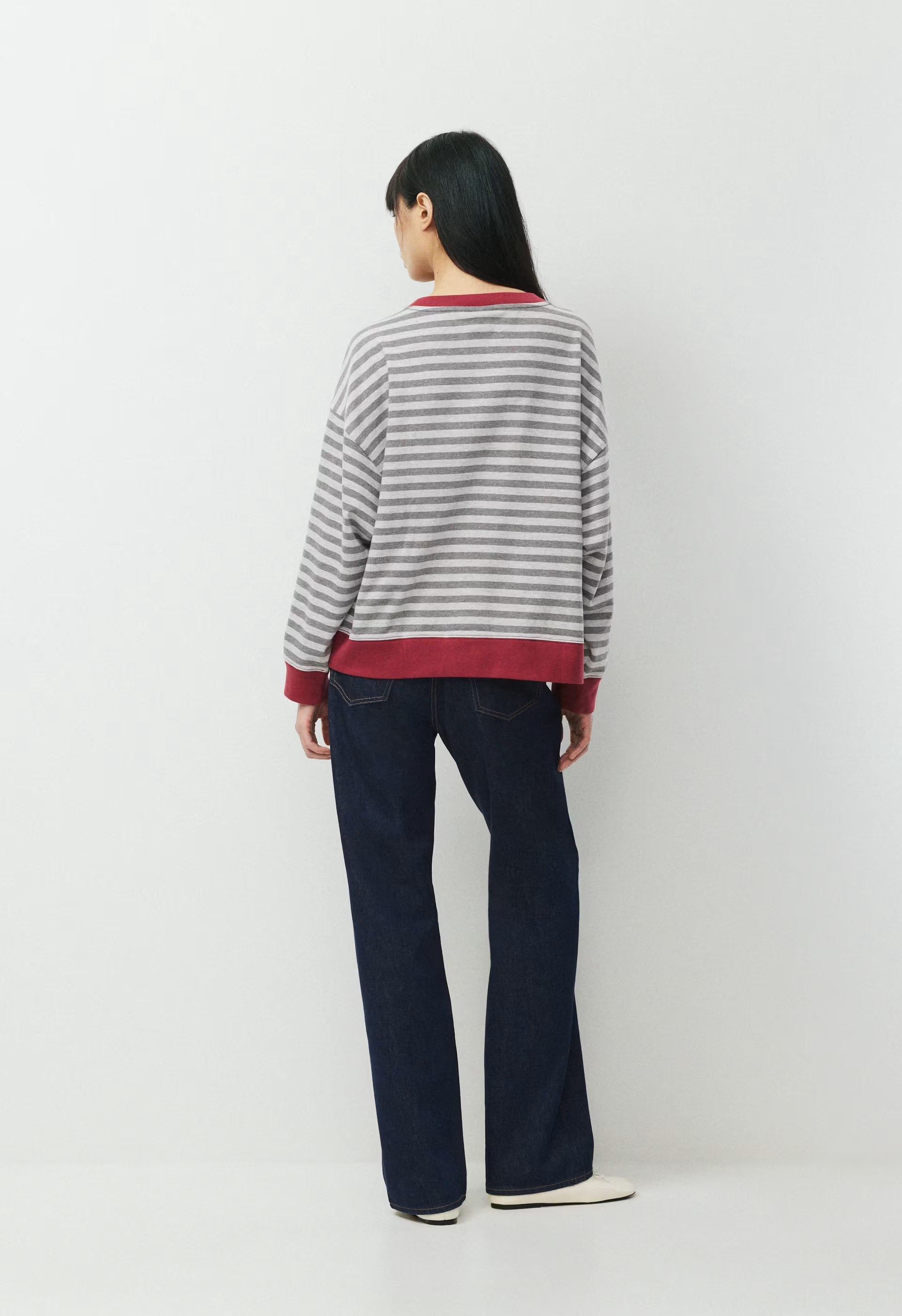 Mighty Cotton™ Wicket Longsleeve - HTHR CHRM/ HTHR DK GRY