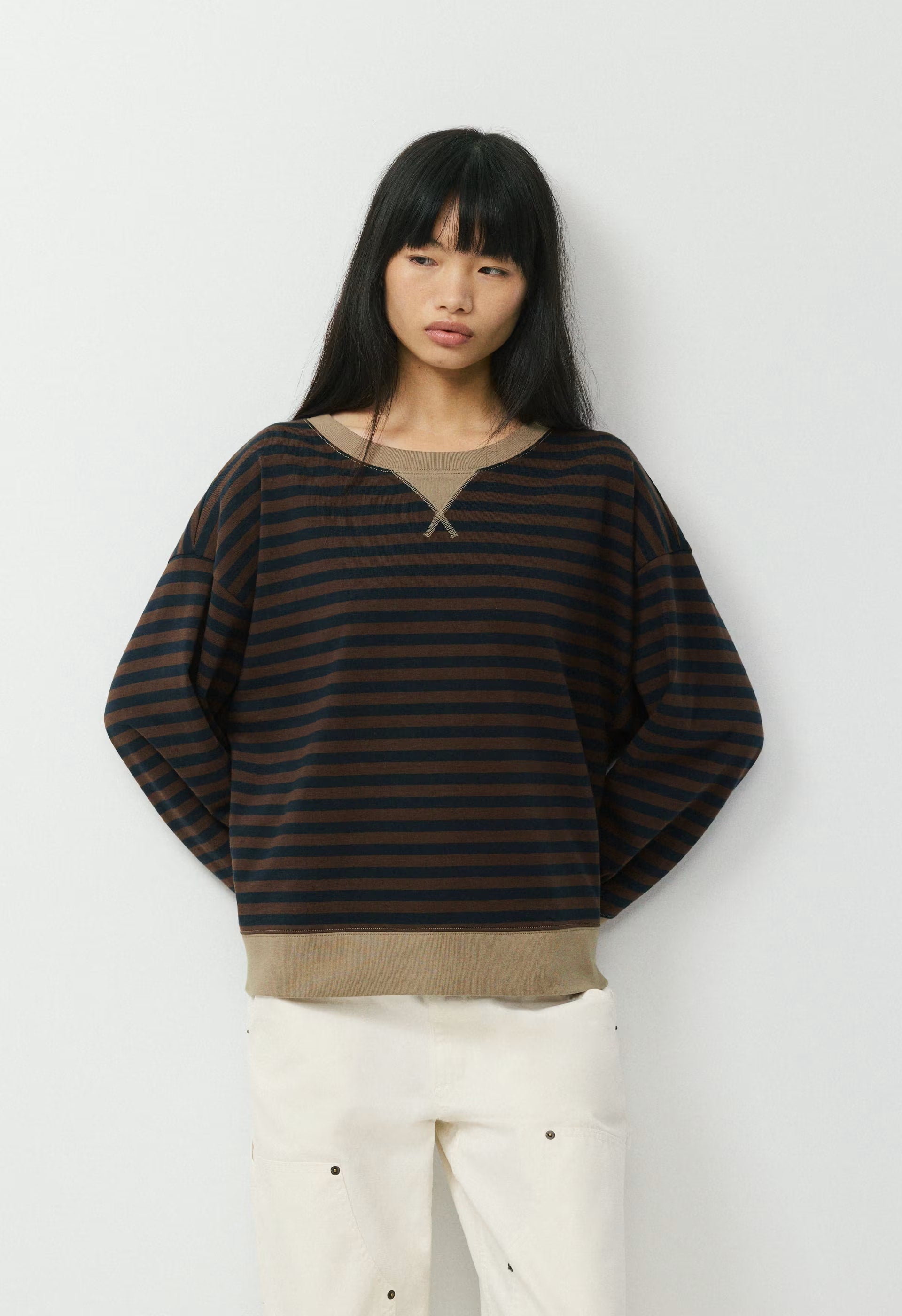 Mighty Cotton™ Wicket Longsleeve - RC MCH BRN /ADMIRAL