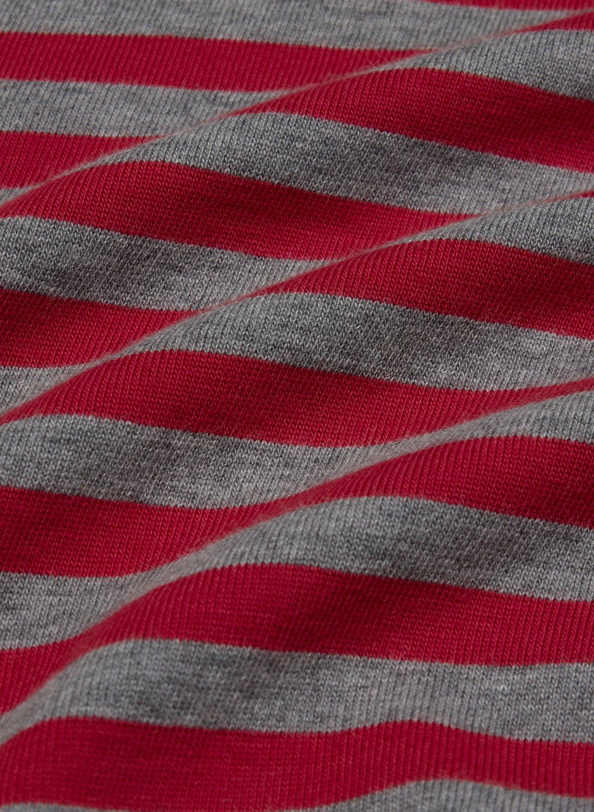 Mighty Cotton™ Wicket Longsleeve - ORNATE RED/HTR DK GREY