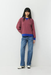 Mighty Cotton™ Wicket Longsleeve - ORNATE RED/HTR DK GREY