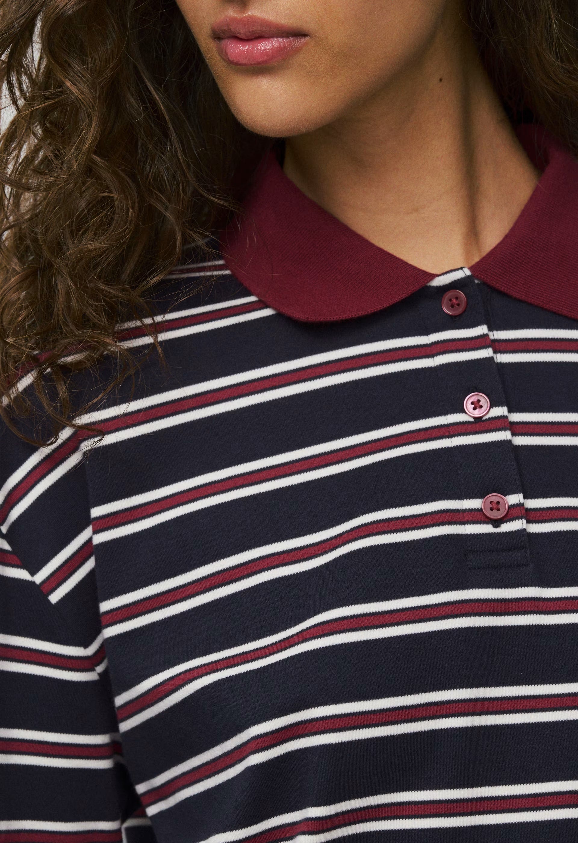 InterLock Cotton Eton Longsleeve - DK NT NVY /CORDOVAN
