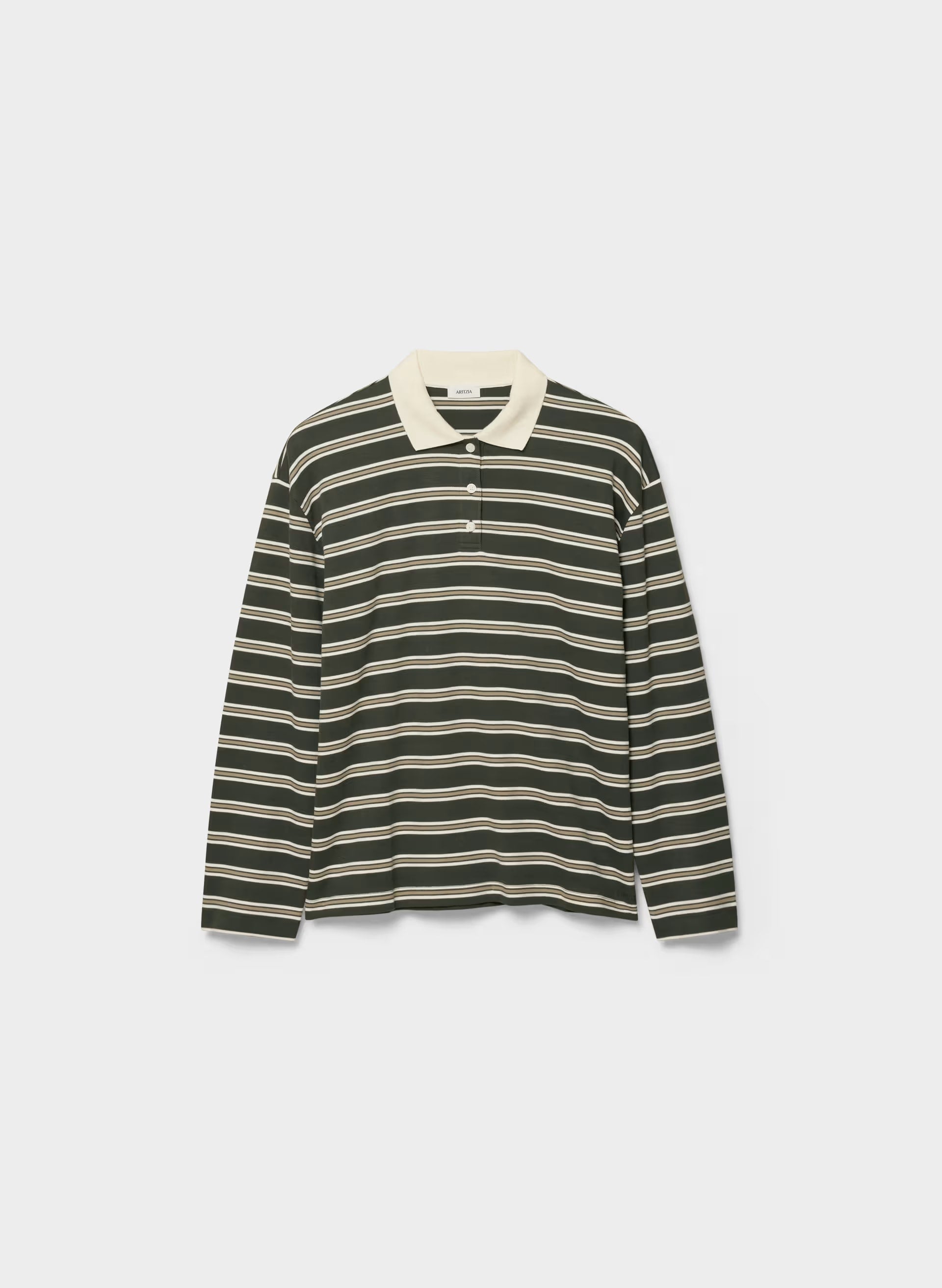 InterLock Cotton Eton Longsleeve - FLINT GRN/NMD TAUP