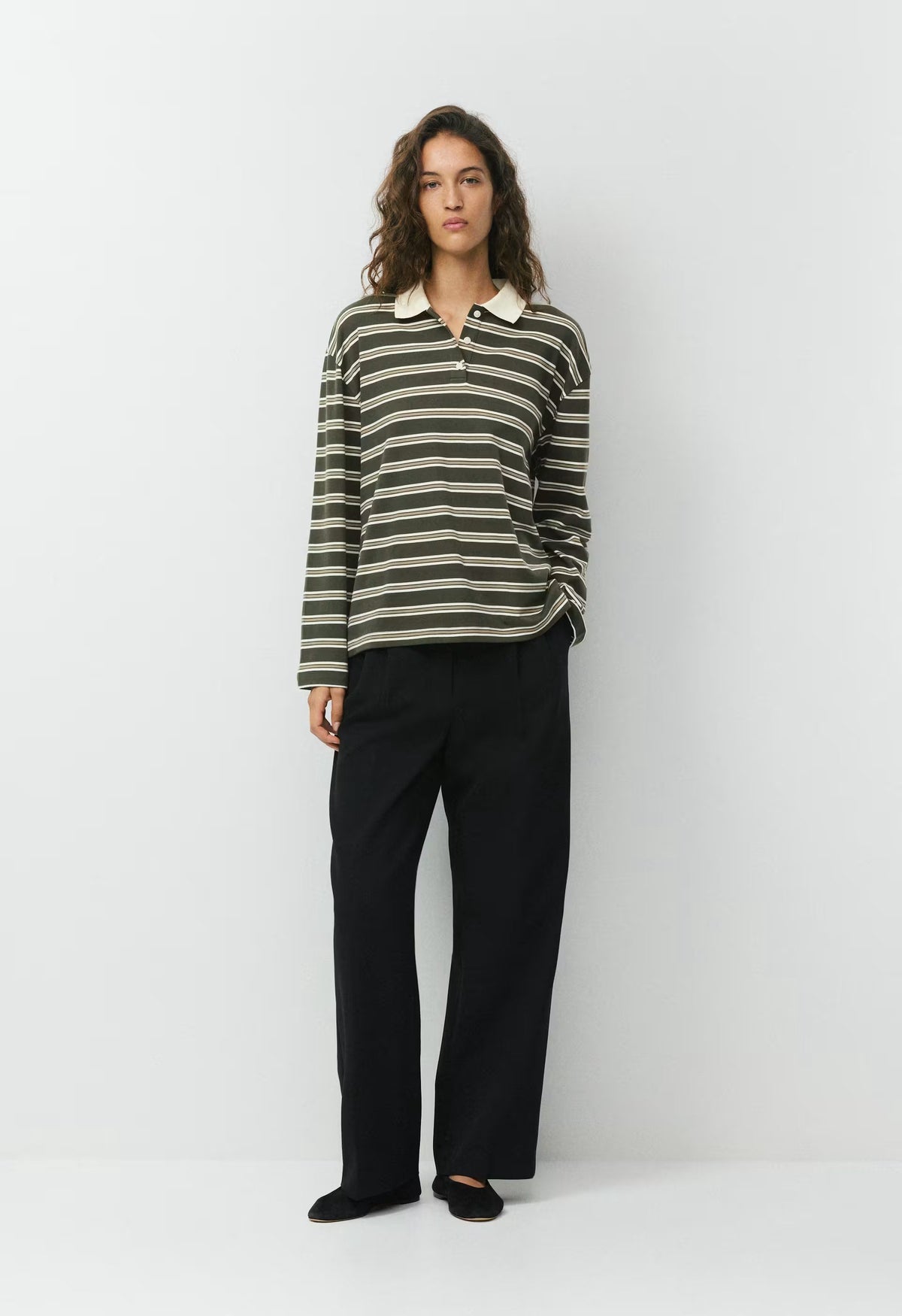 InterLock Cotton Eton Longsleeve - FLINT GRN/NMD TAUP