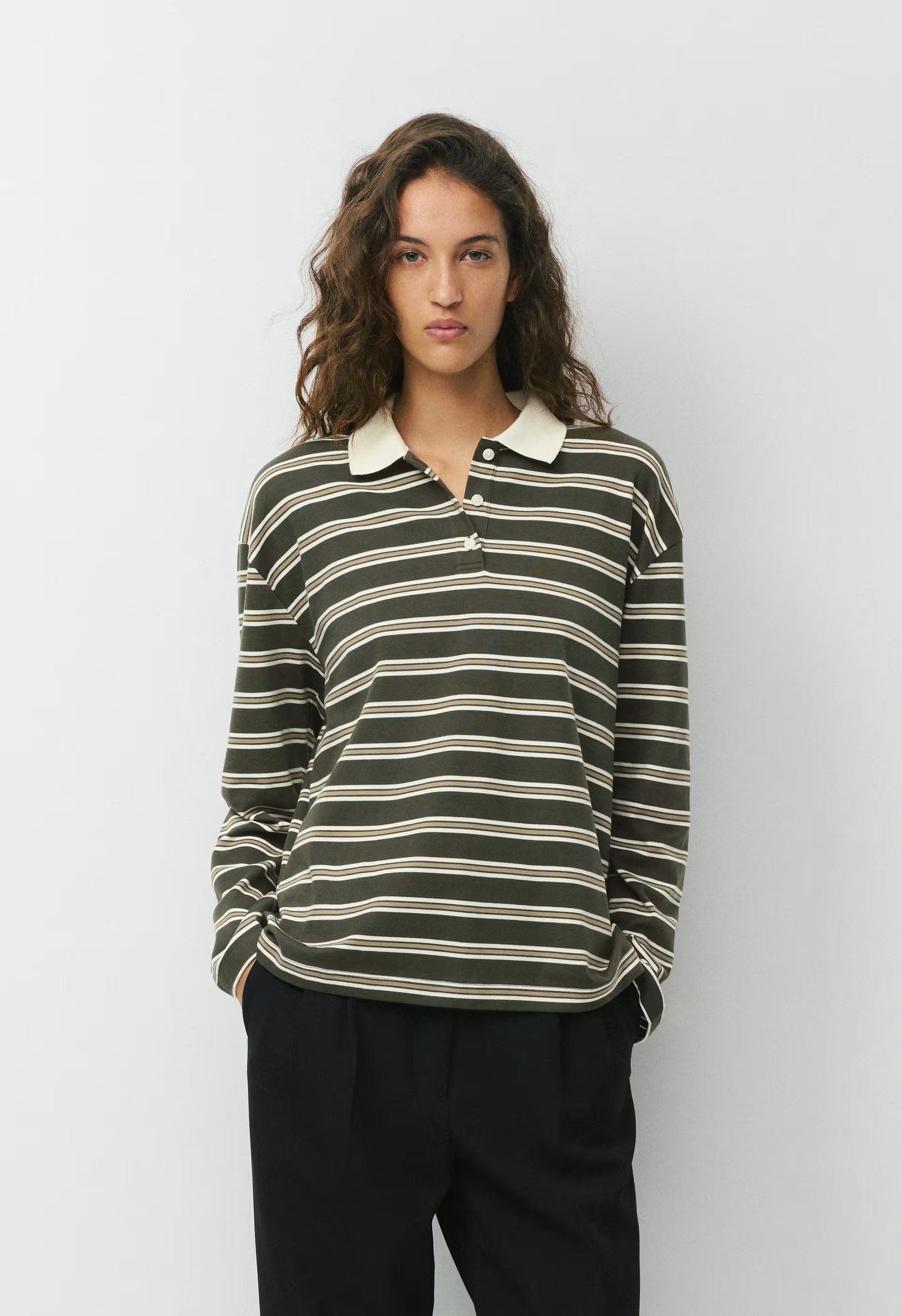 InterLock Cotton Eton Longsleeve - FLINT GRN/NMD TAUP