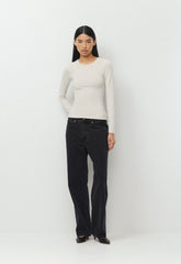 Original Contour Splendid Crew Longsleeve - METROPOLIS BEIGE