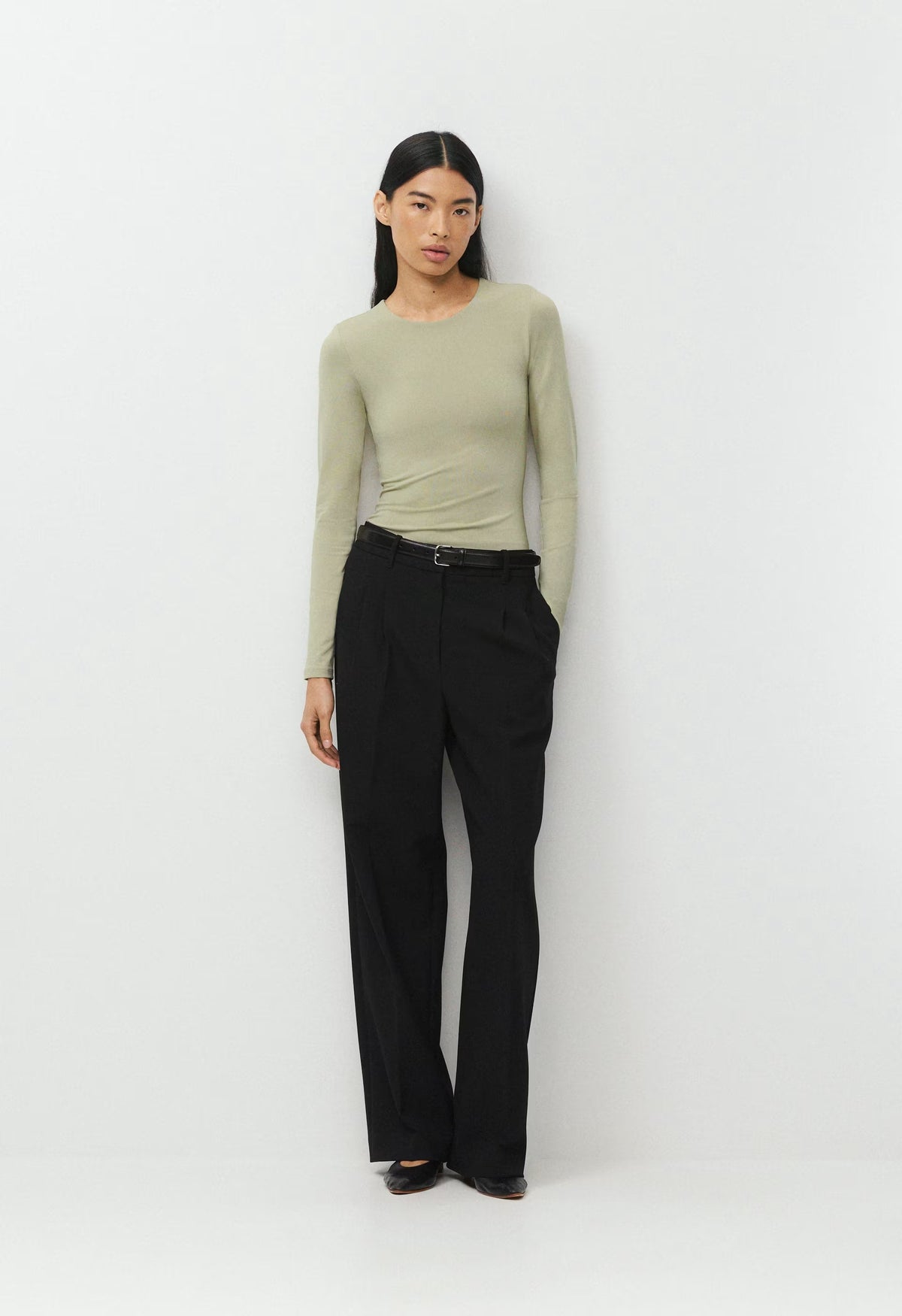 Original Contour Splendid Crew Longsleeve - MARTINI OLIVE
