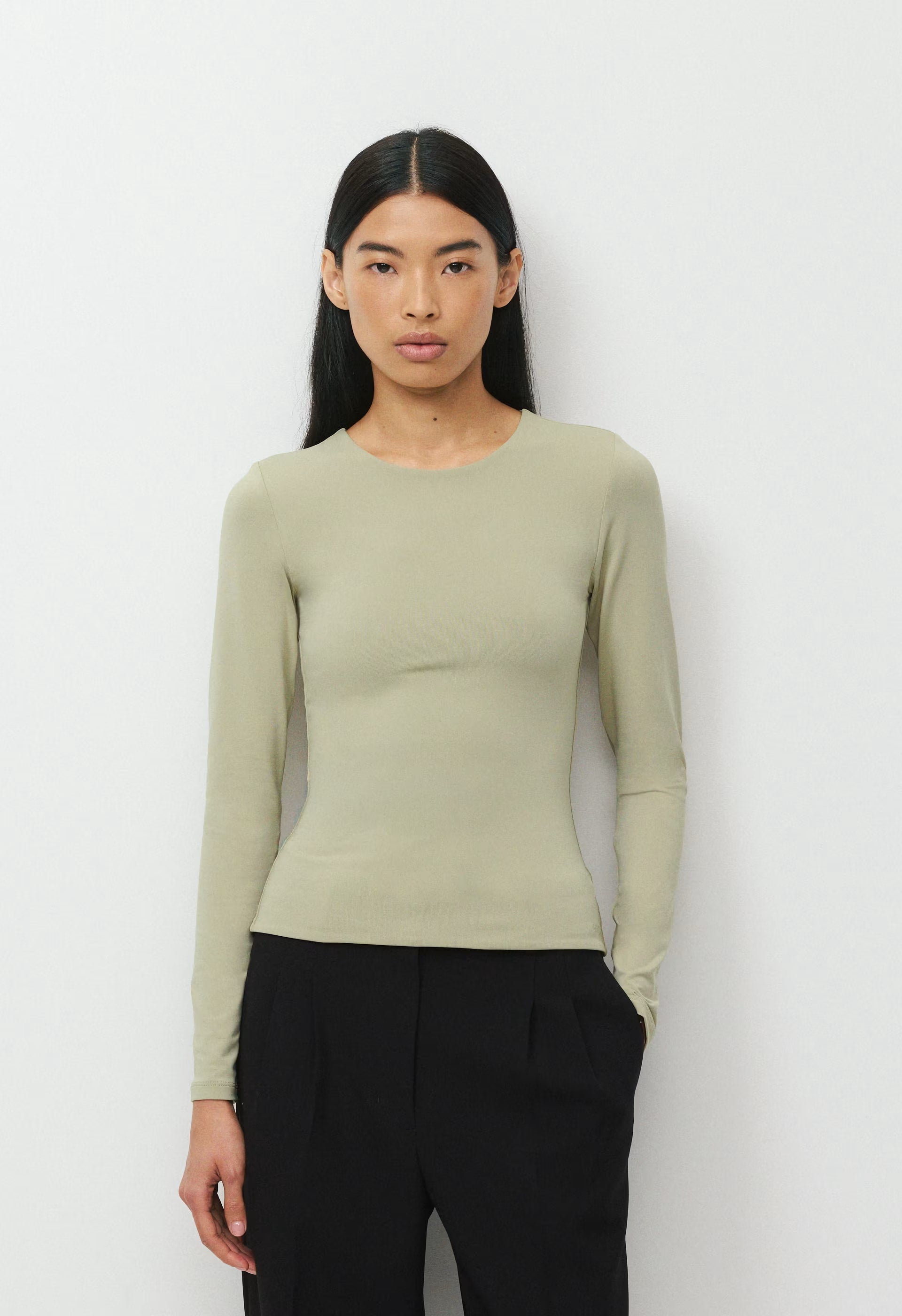 Original Contour Splendid Crew Longsleeve - MARTINI OLIVE