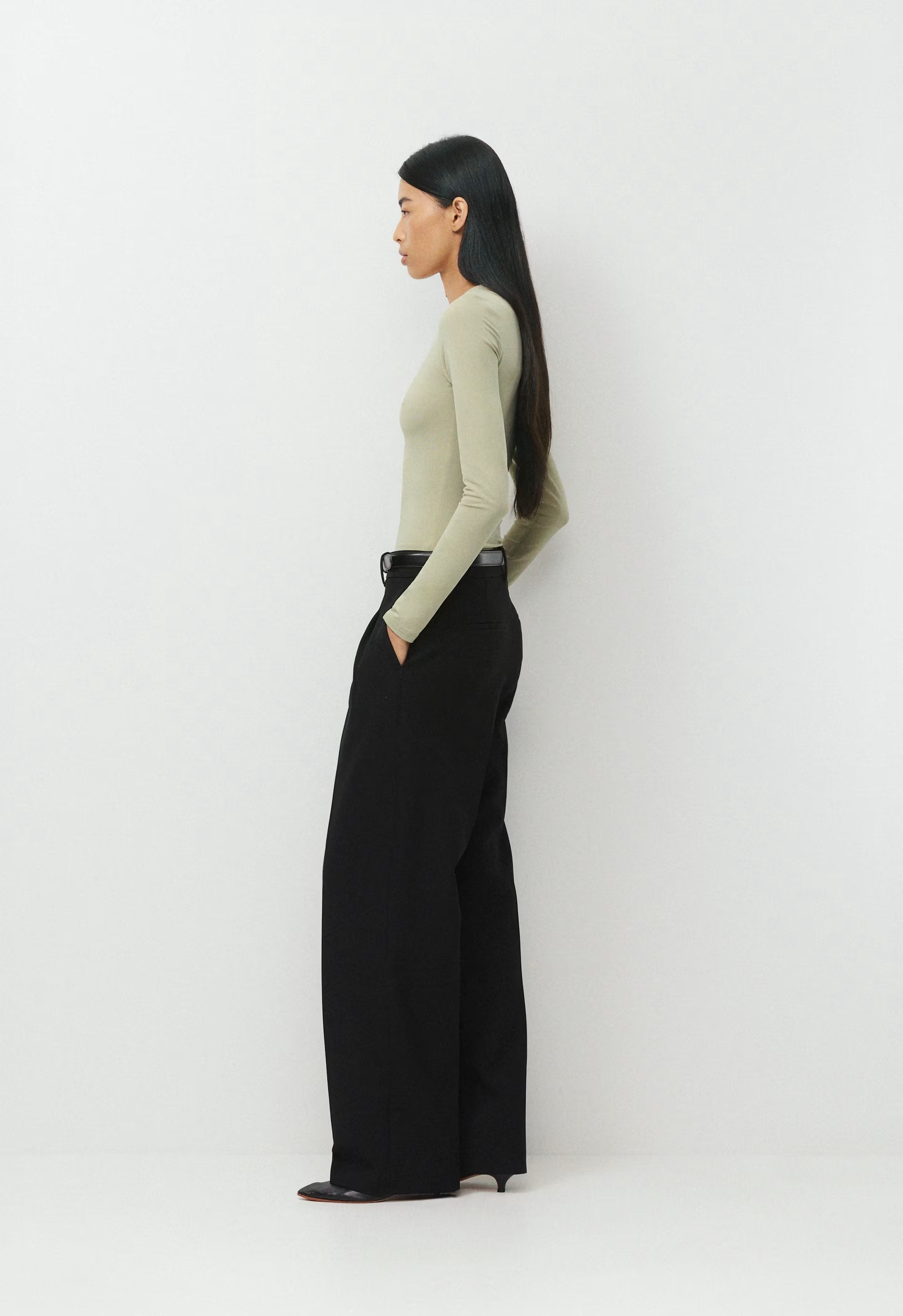 Original Contour Splendid Crew Longsleeve - MARTINI OLIVE