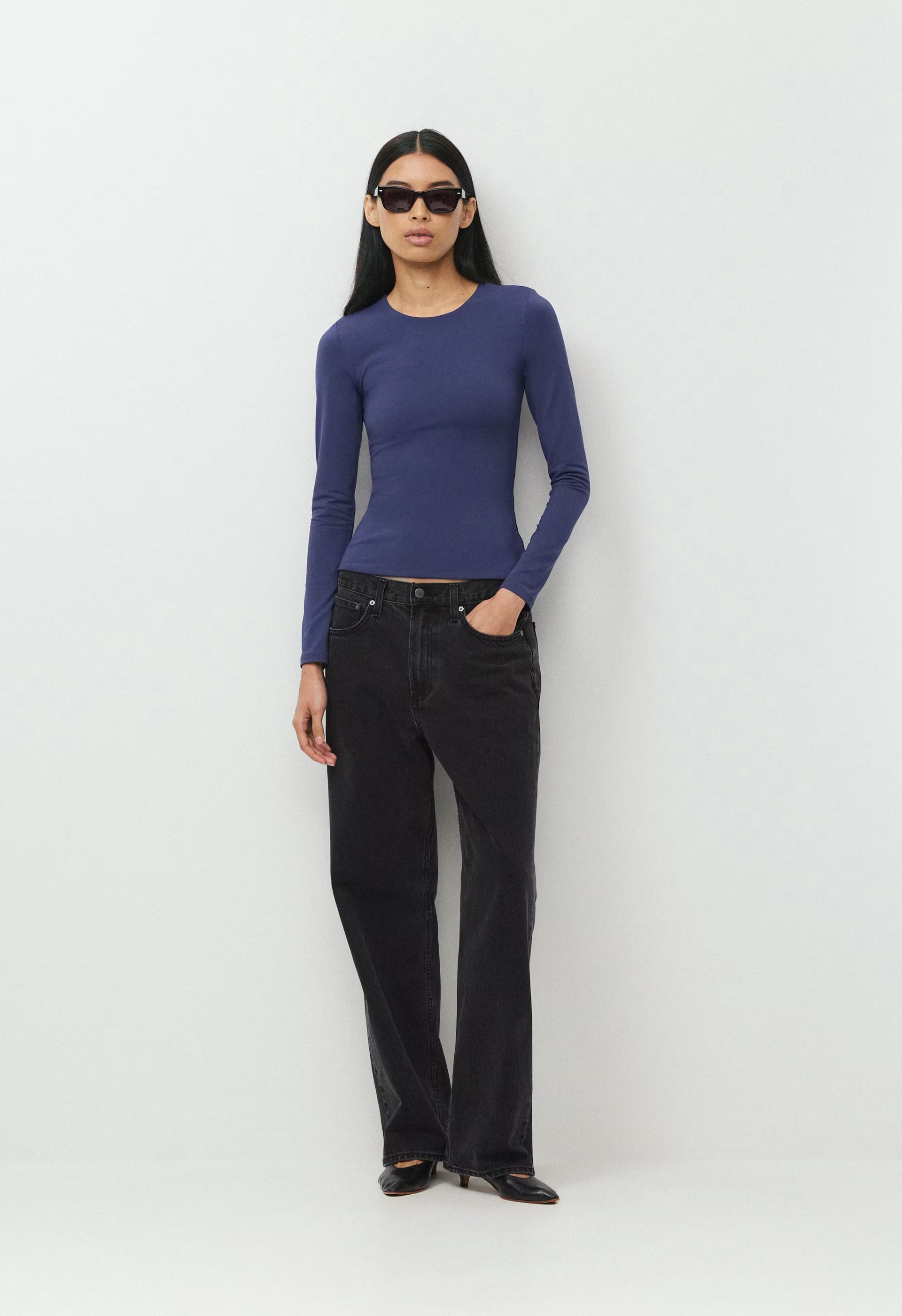 Original Contour Splendid Crew Longsleeve - BLUE MIRAGE