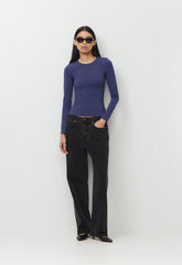 Original Contour Splendid Crew Longsleeve - HARBOUR NAVY