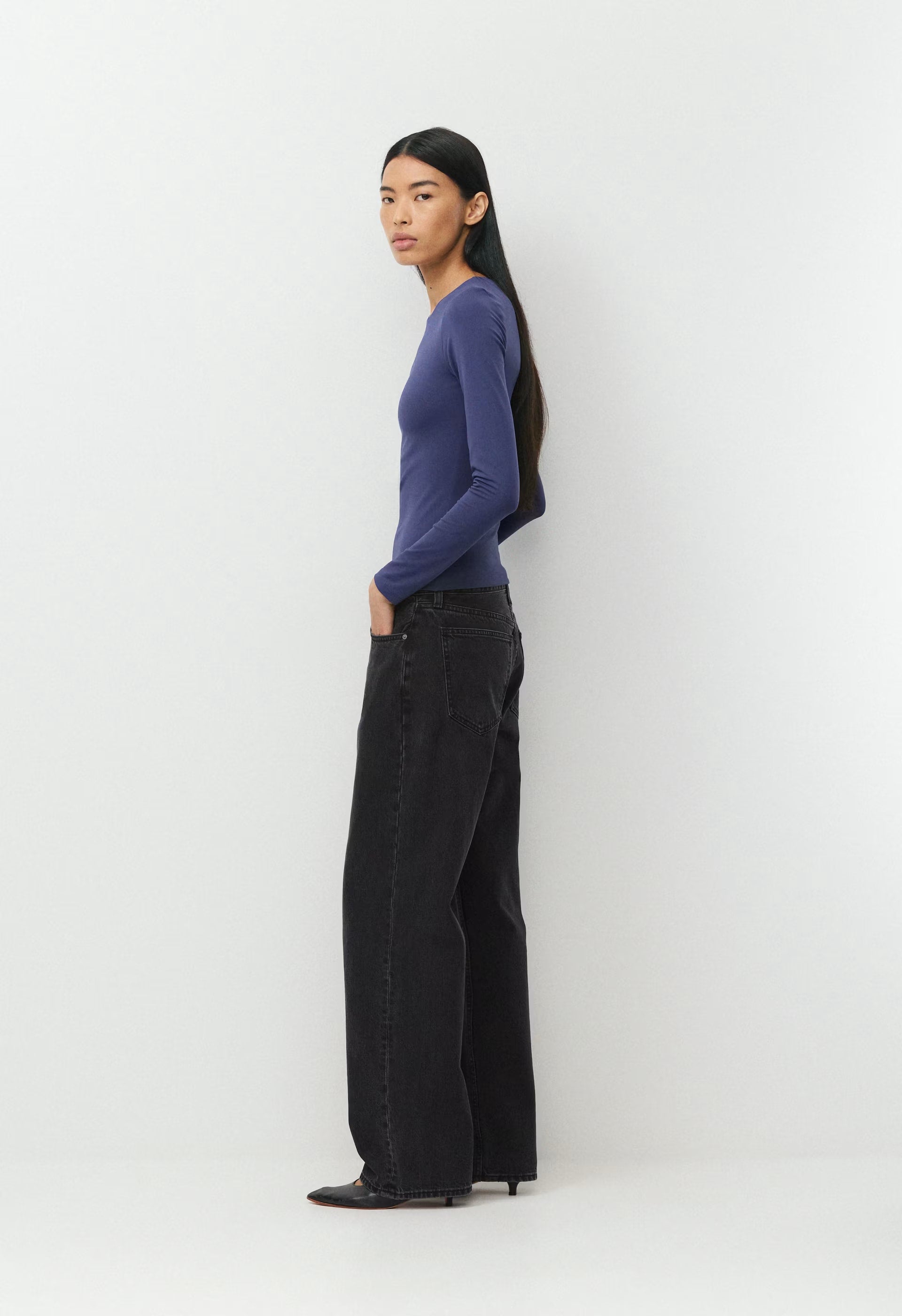 Original Contour Splendid Crew Longsleeve - HARBOUR NAVY