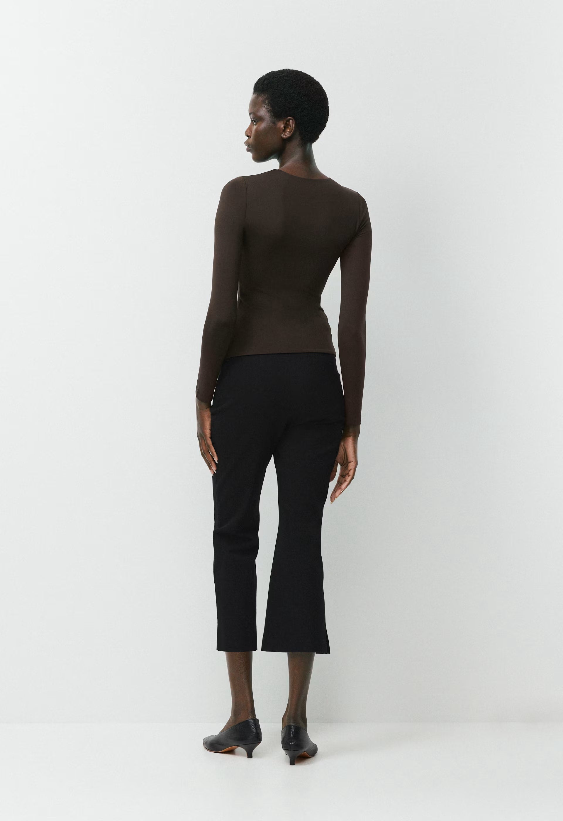 Original Contour Splendid Crew Longsleeve - CACAO NIB BROWN