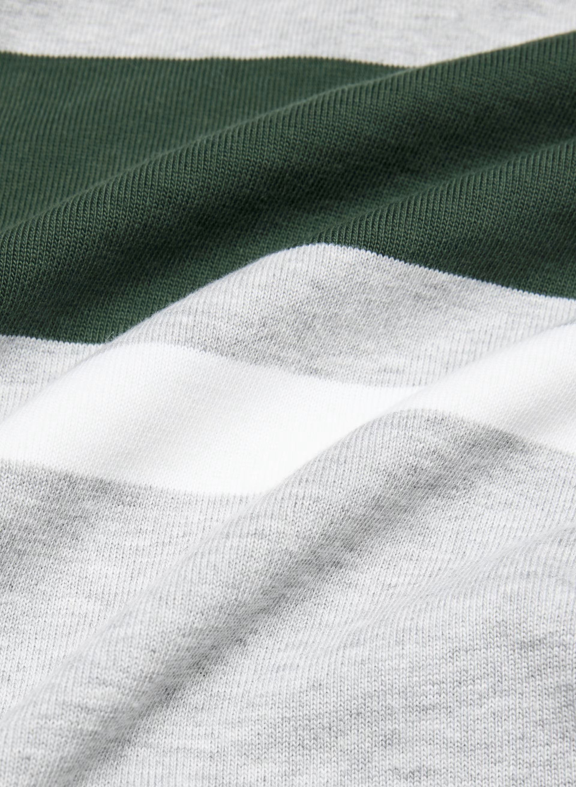 Mighty Cotton™ Lomu Polo - HTHR CHRM/ CAMPUS GRN
