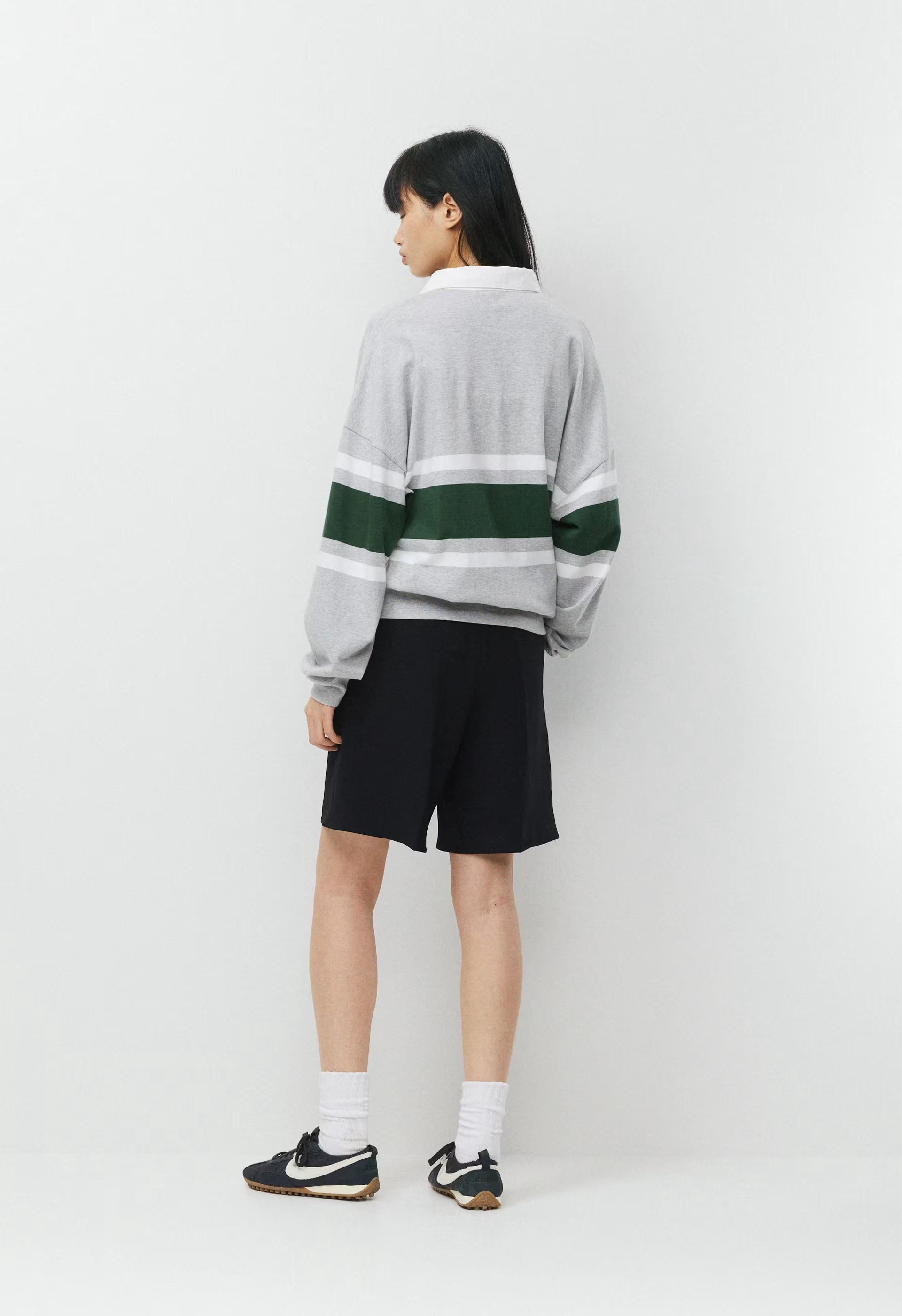 Mighty Cotton™ Lomu Polo - HTHR CHRM/ CAMPUS GRN