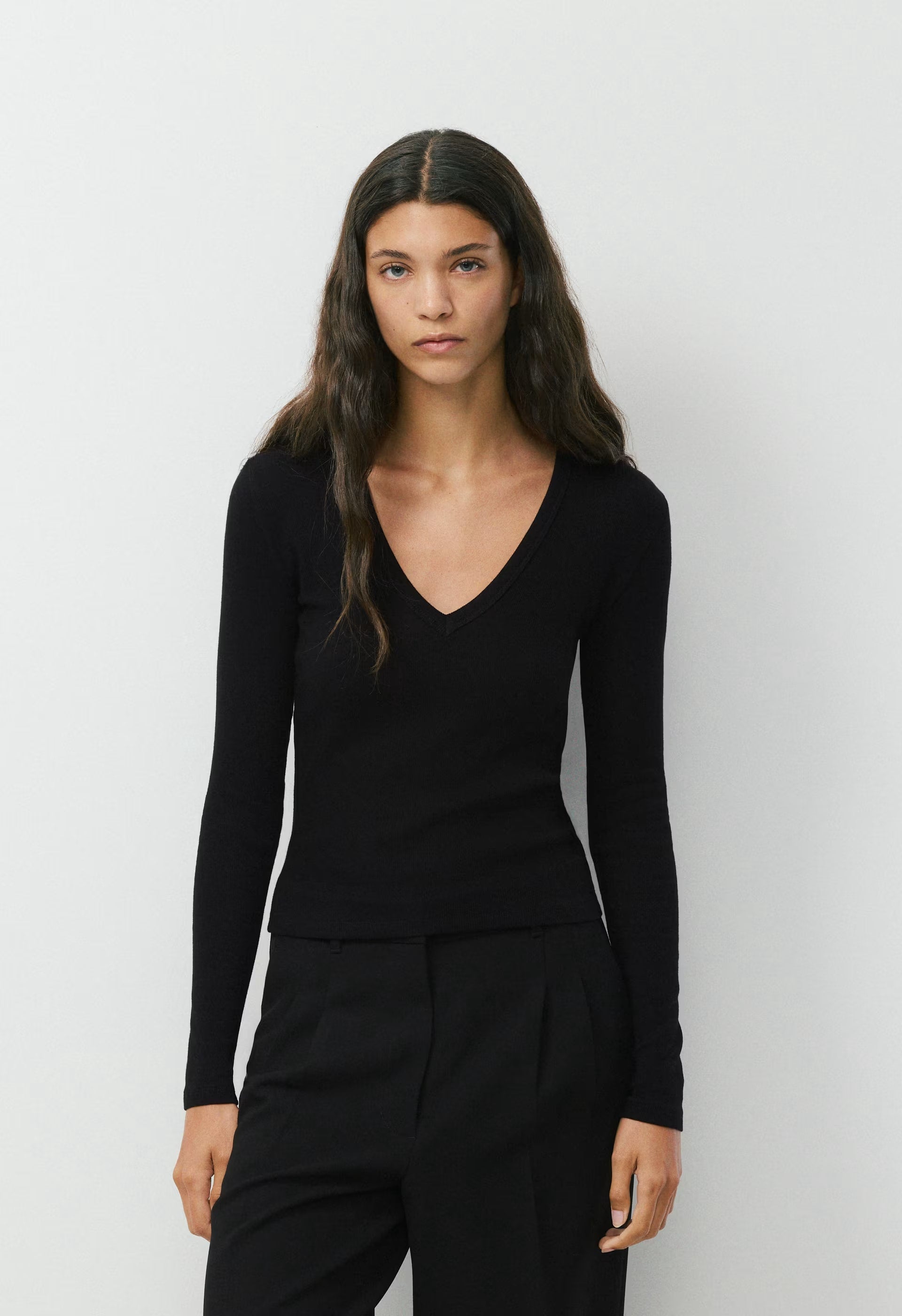 HomeStretch™ Rib Drift Longsleeve - MAGNOLIA