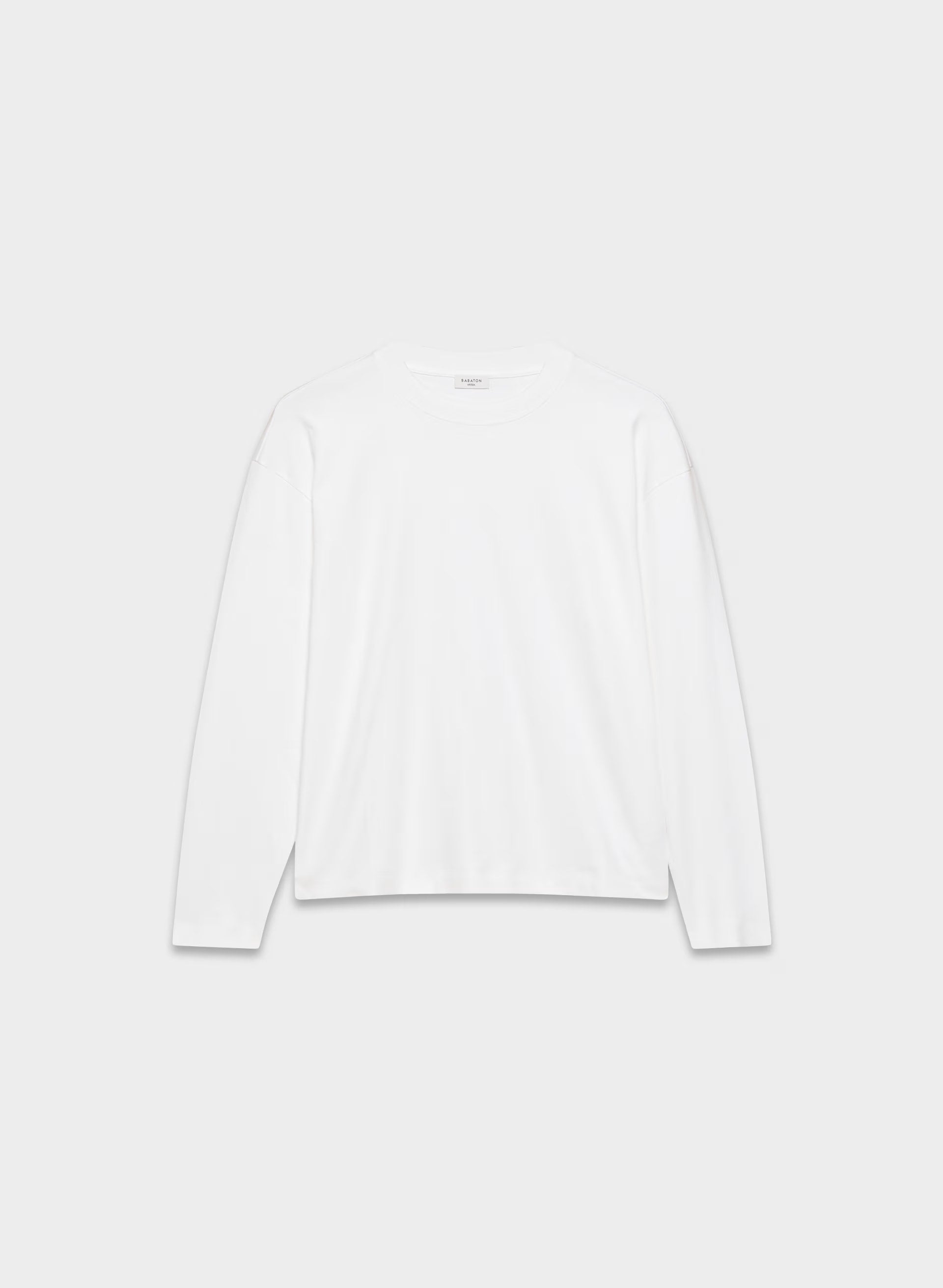 InterLock Cotton Steps Longsleeve - WHITE