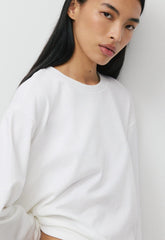 InterLock Cotton Steps Longsleeve - WHITE
