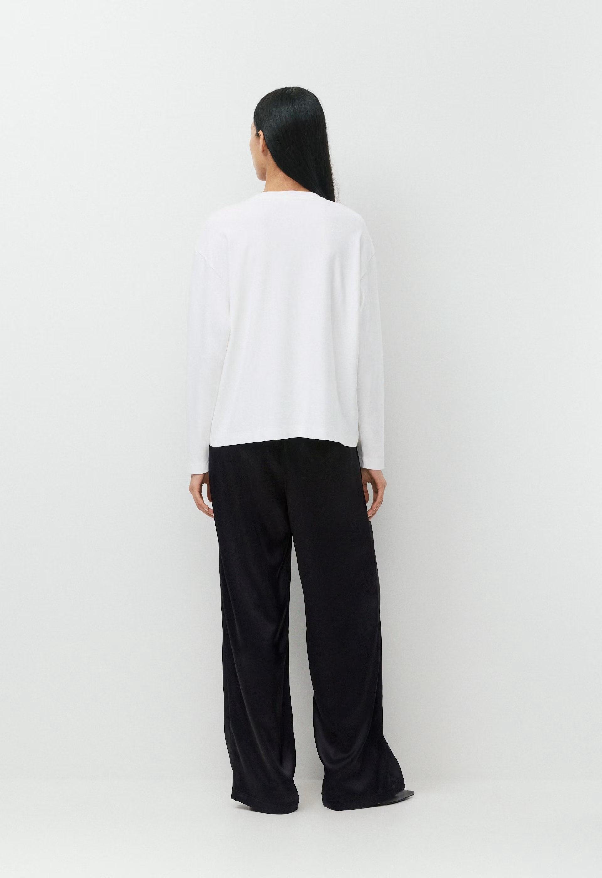 InterLock Cotton Steps Longsleeve - WHITE